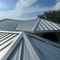 24ga 1.5" Mechanical Seam Mill Finish by Total Roofing System The Metal Roof Experts