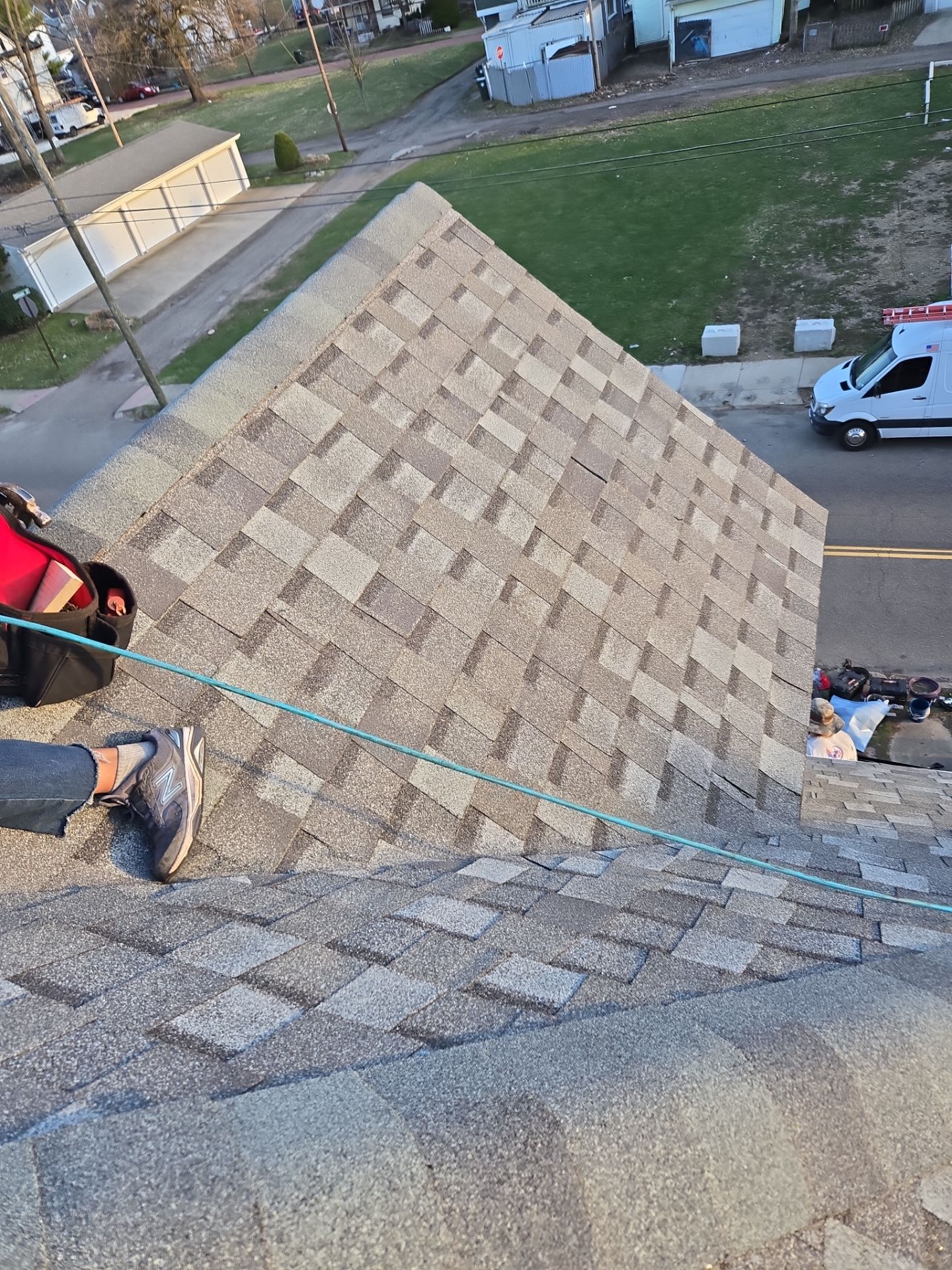 Atlas Pinnacle, Color, Coastal Granite, Drip Edge, Color, Black by Eagle Eye Roofing