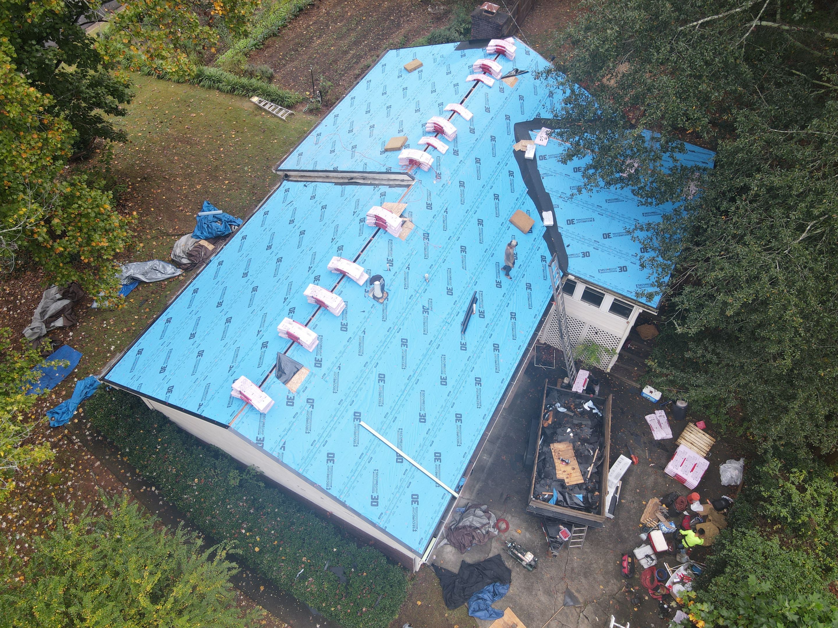 Residential Roofing Installation using Owens Corning by Inspector Roofing and Restoration