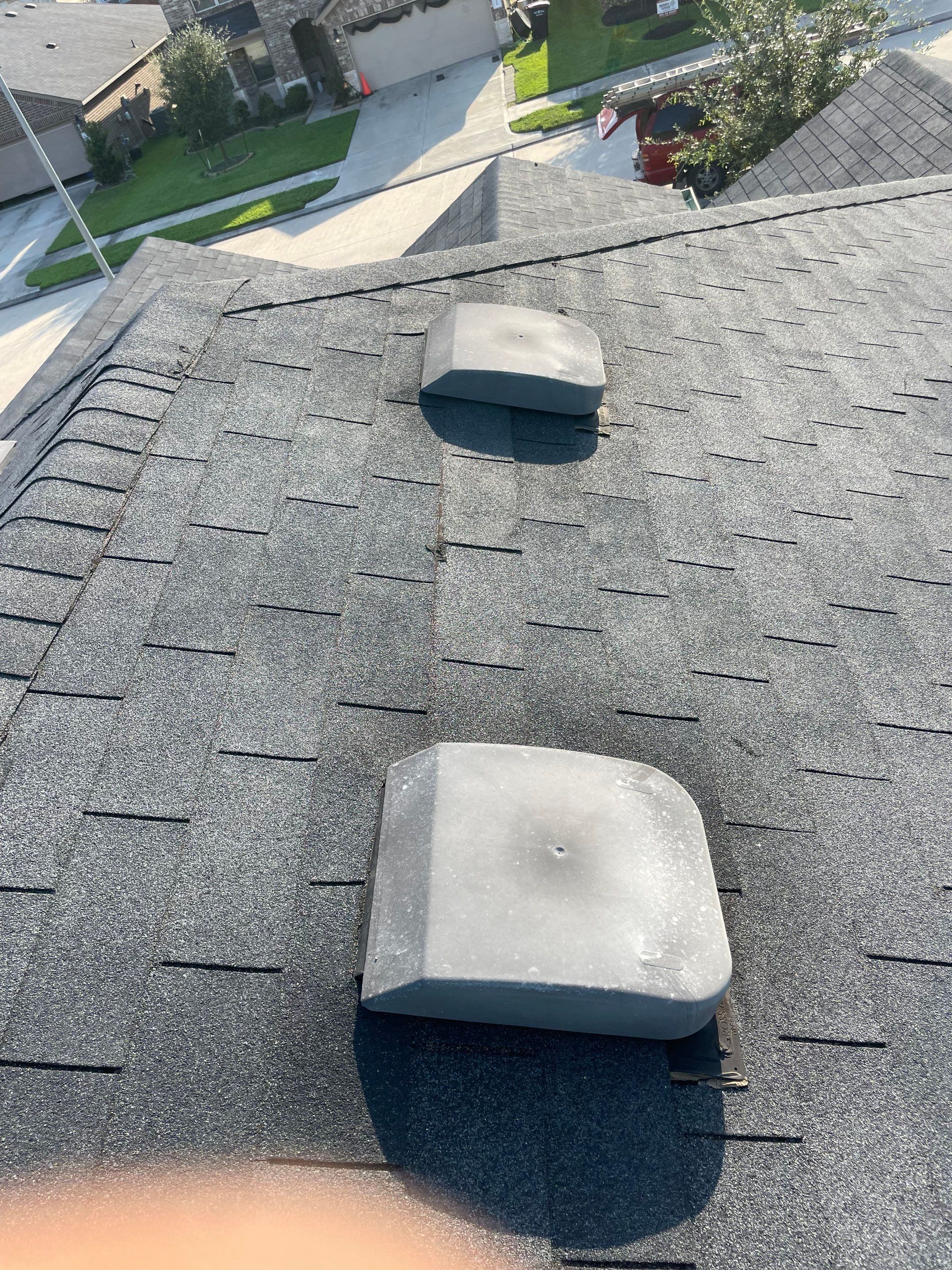 Roof Repair after Hurricane Beryl by Berry Good Roofing 