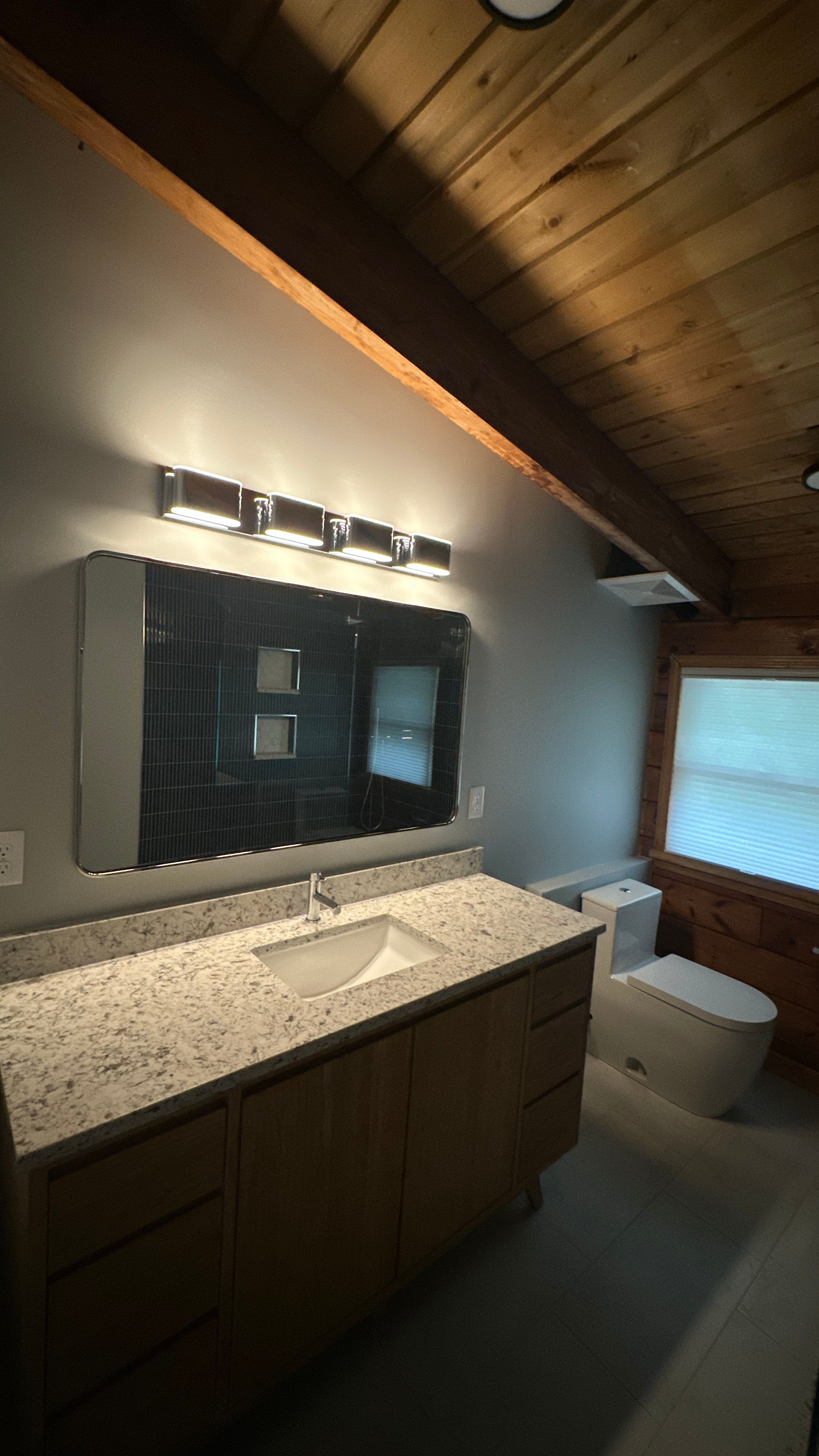 Brandt Double Bathroom Remodel by Integrity Tile and Home LLC