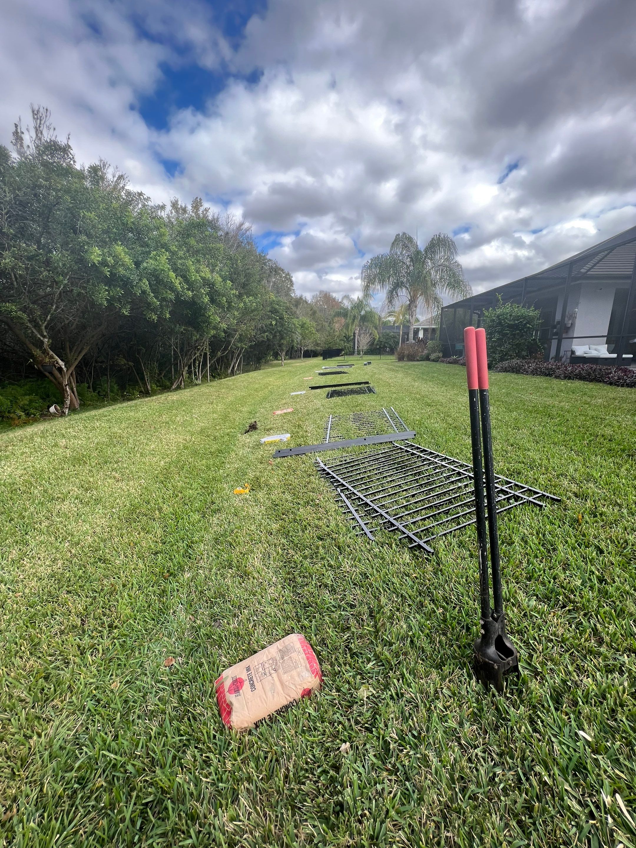 Bradenton, FL  4ft. Tall 3-rail Black Aluminum Fence  by Asap fence and gates, LLC
