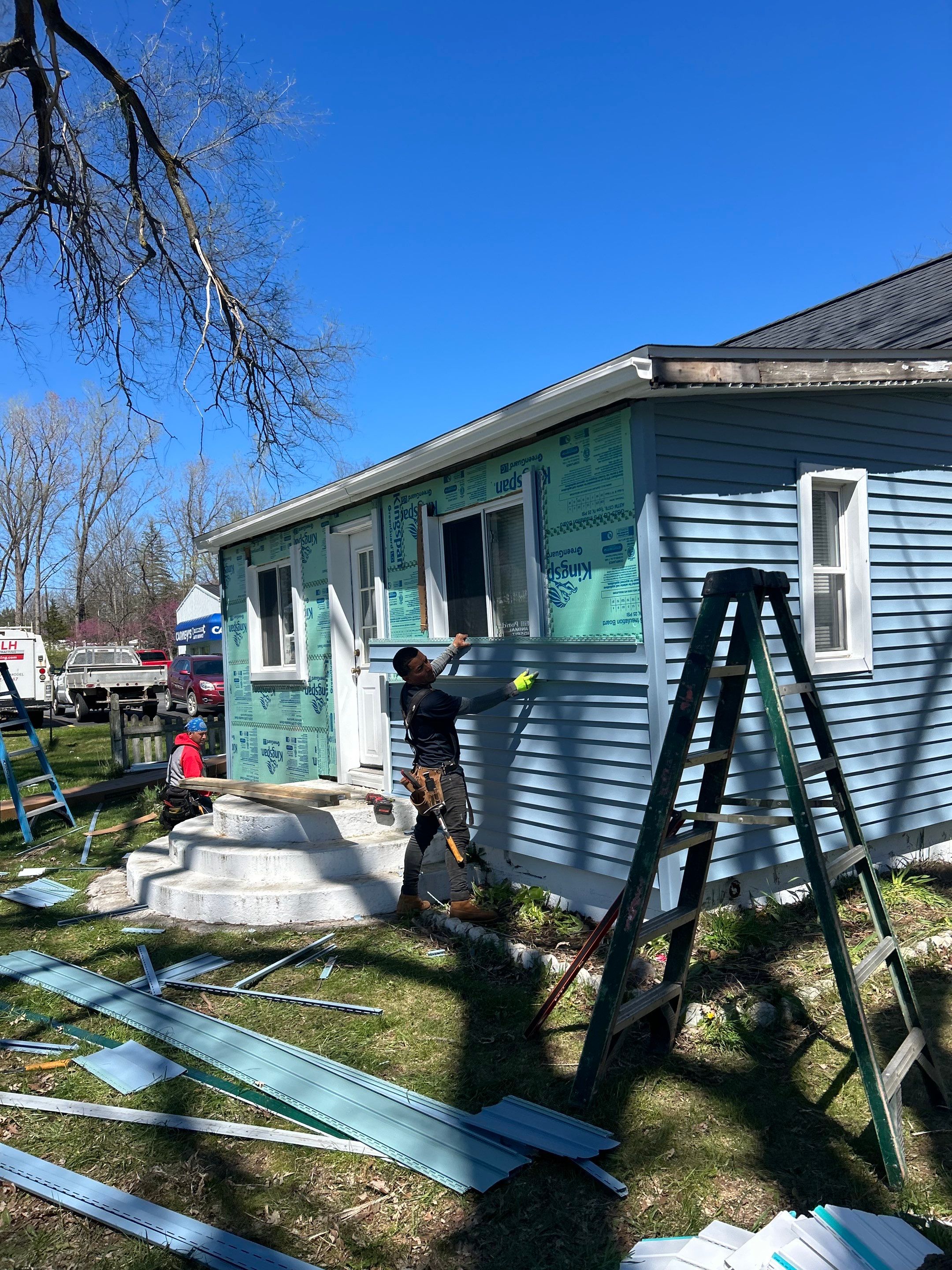 Siding Replacement using Alside Oddysee D4 by 180 Contractors