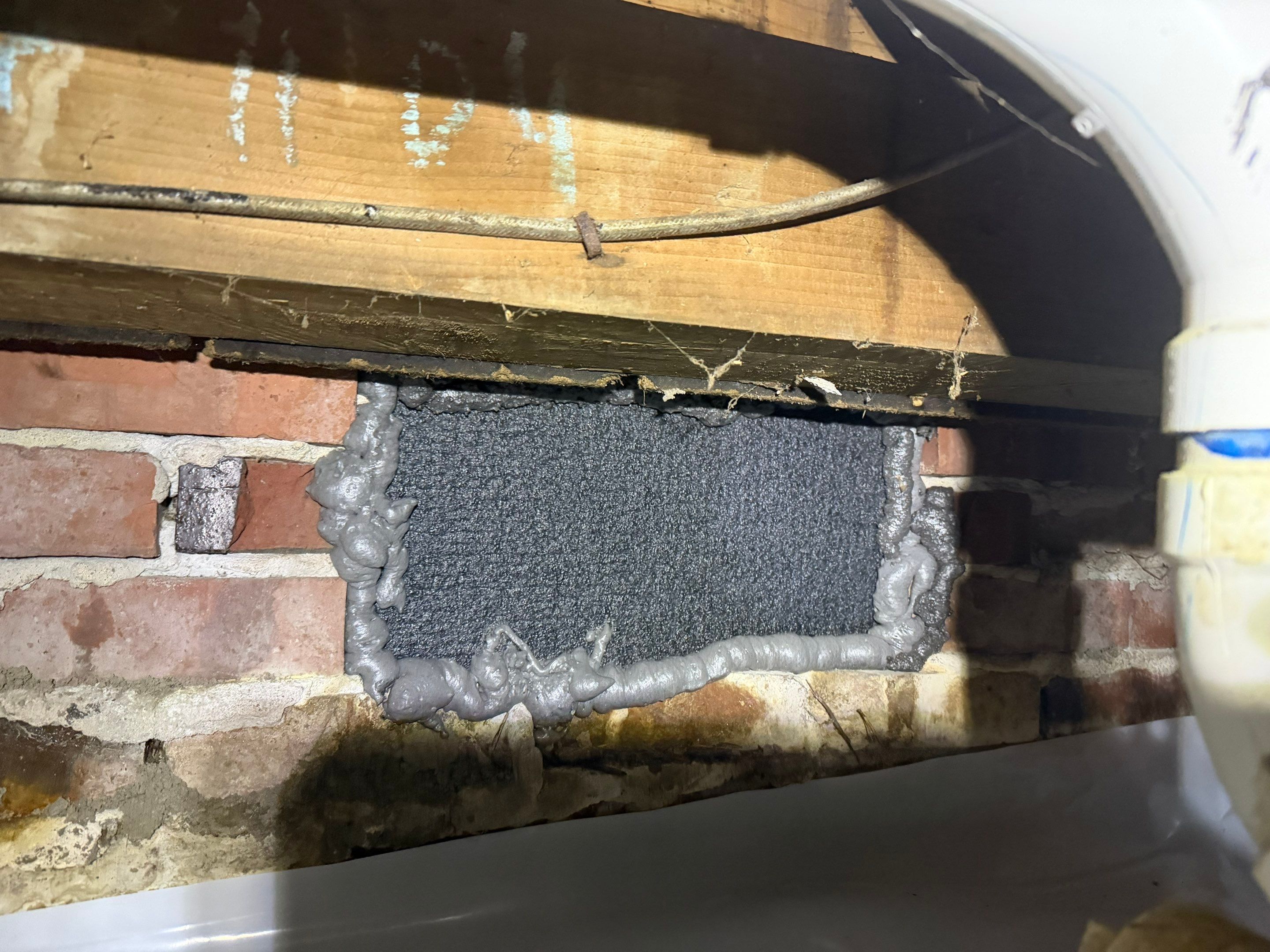 Project in Portsmouth by Patriot Crawl Space Repairs