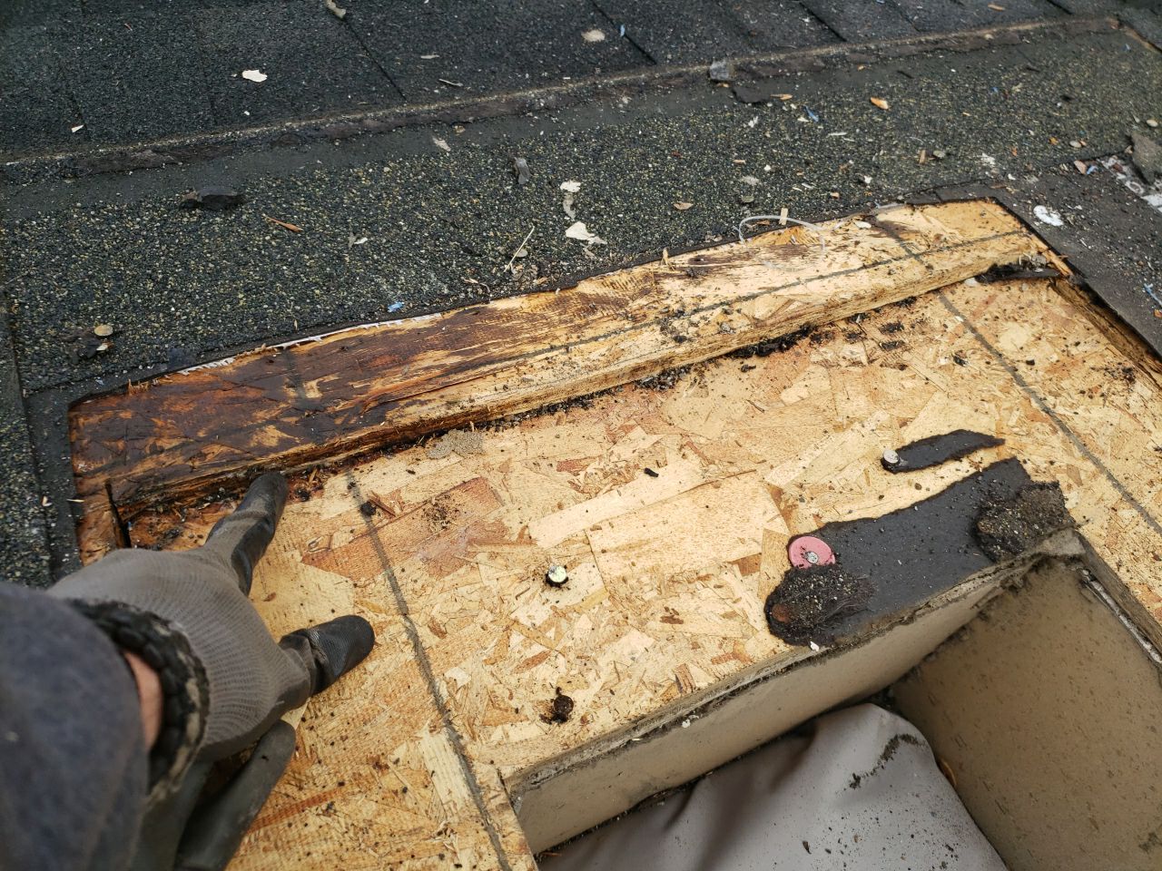 Swamp Cooler Removal using Shingle Repair by The Roof Doctor