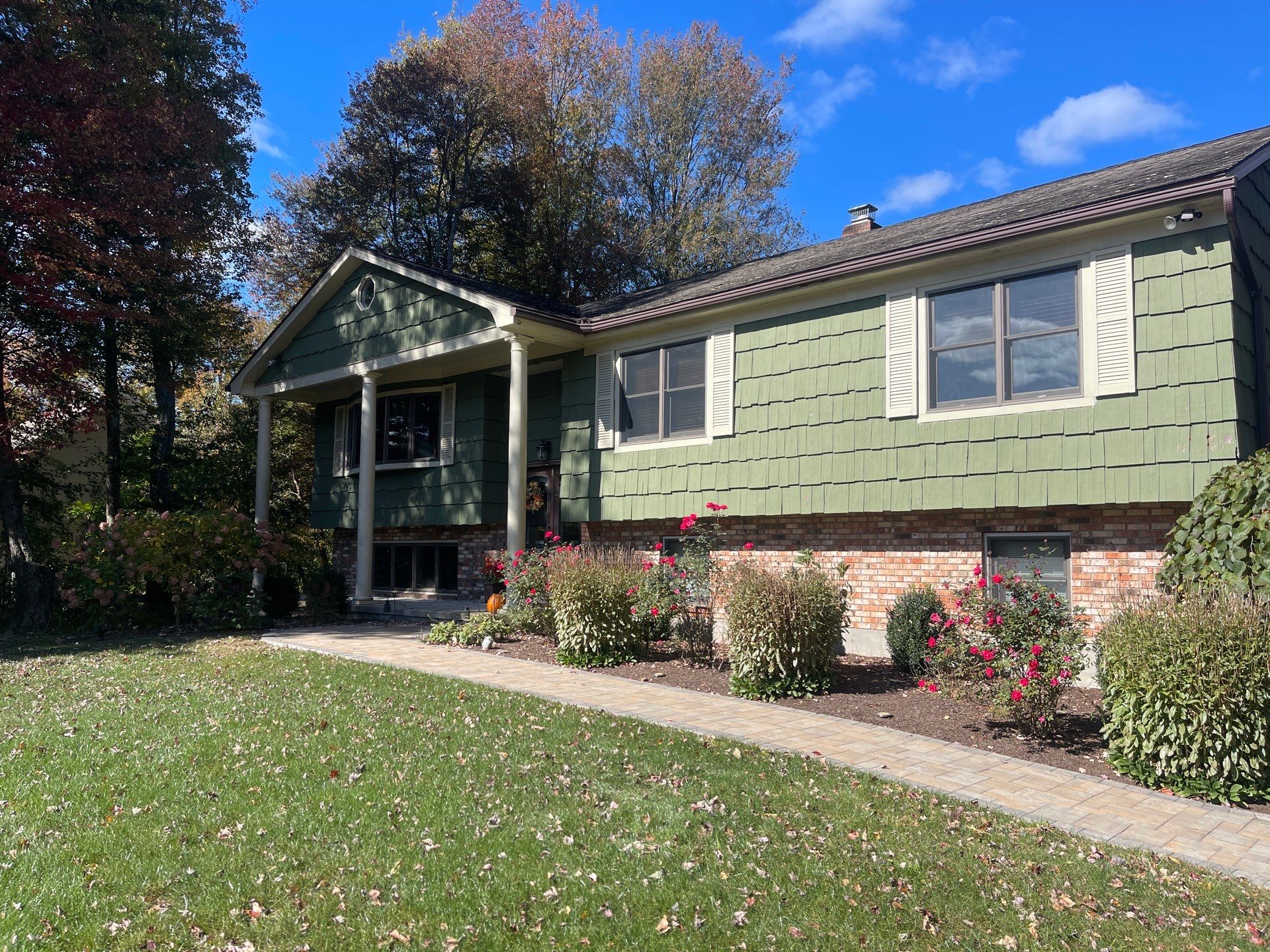 Residential Roofing Installation using Owens Corning Duration Driftwood Siding Installation Using Cedar Impressions Pacific Blue by A Plus Exterior