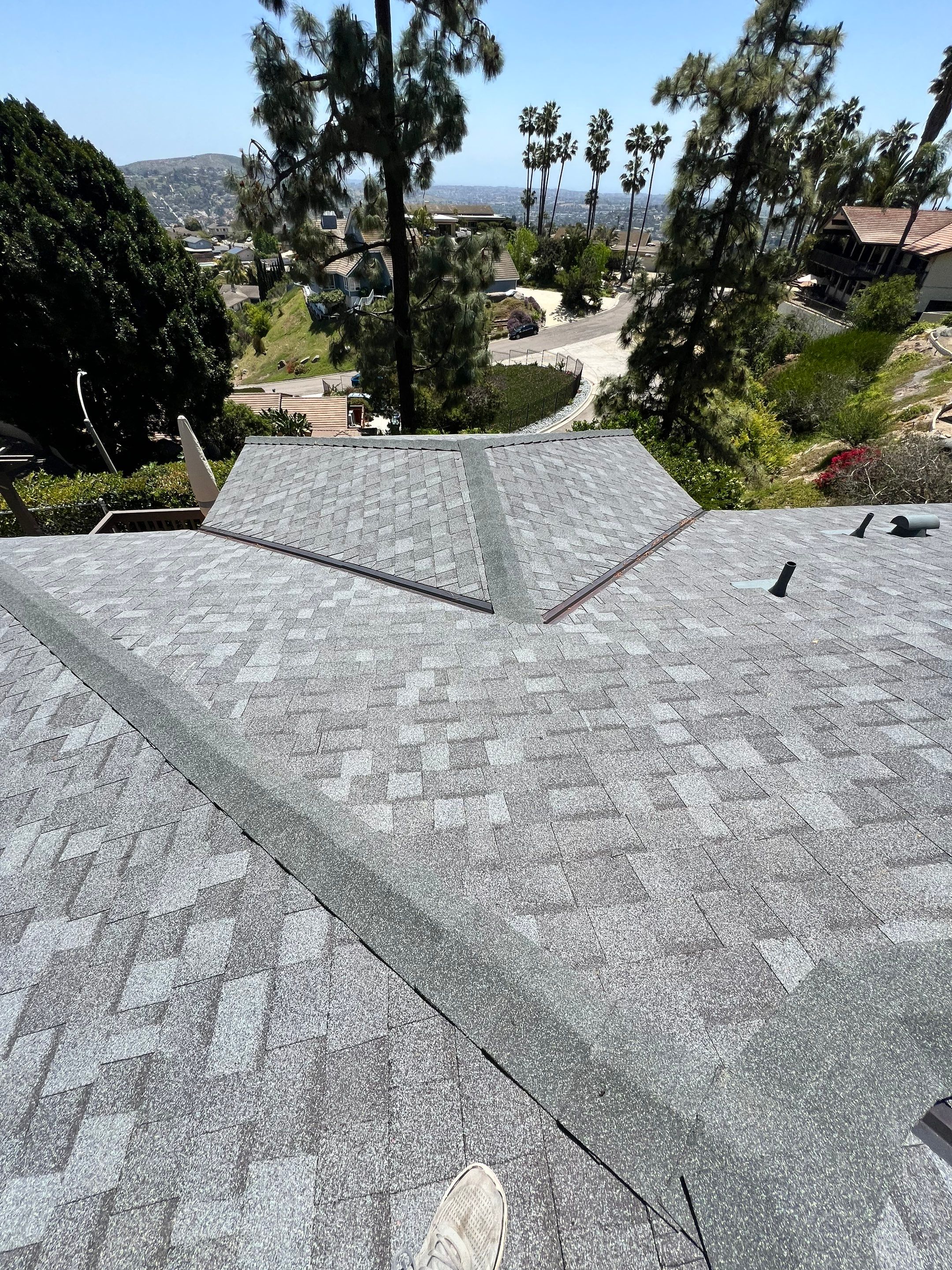 Title 24 Compliant Residential Cool Roof Replacement in La Mesa by Reliable Roofing San Diego Inc.