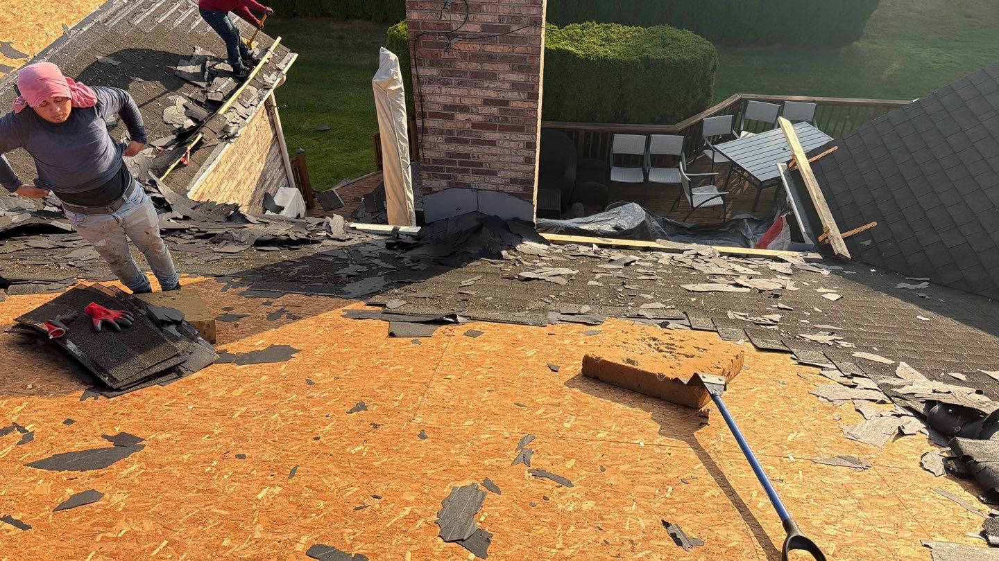 Roof Replacement using Owens Corning Teak by 180 Contractors