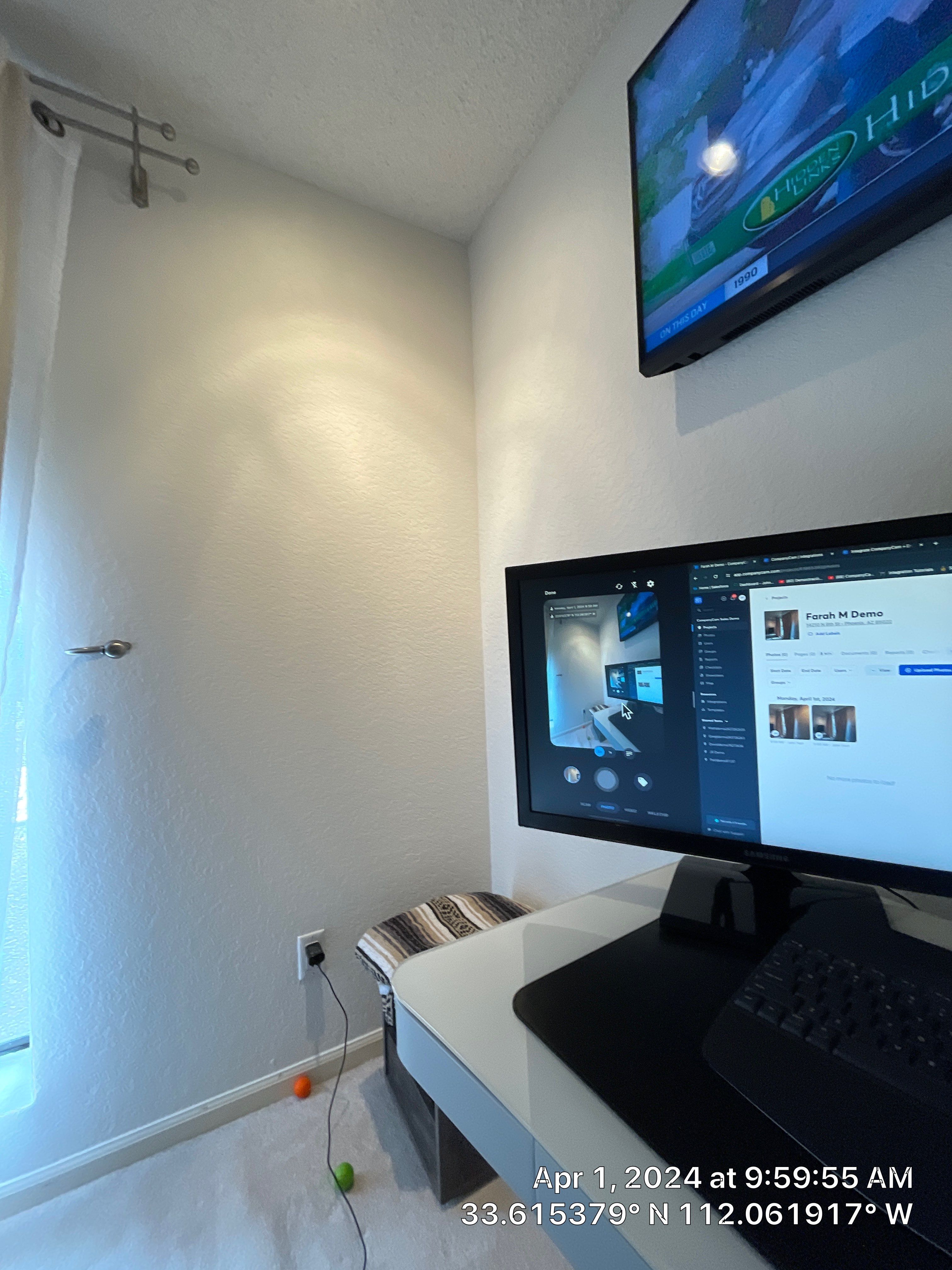 basement paint job by CompanyCam Sales Demo