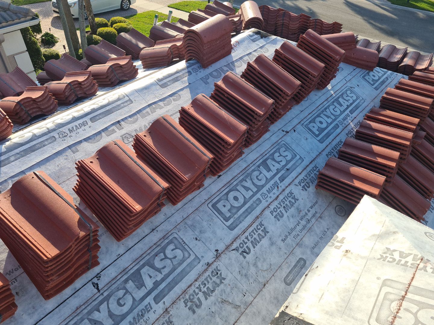 Residential Roofing Installation using Eagle Roofing Tile by BLUES BROTHERS ROOFING