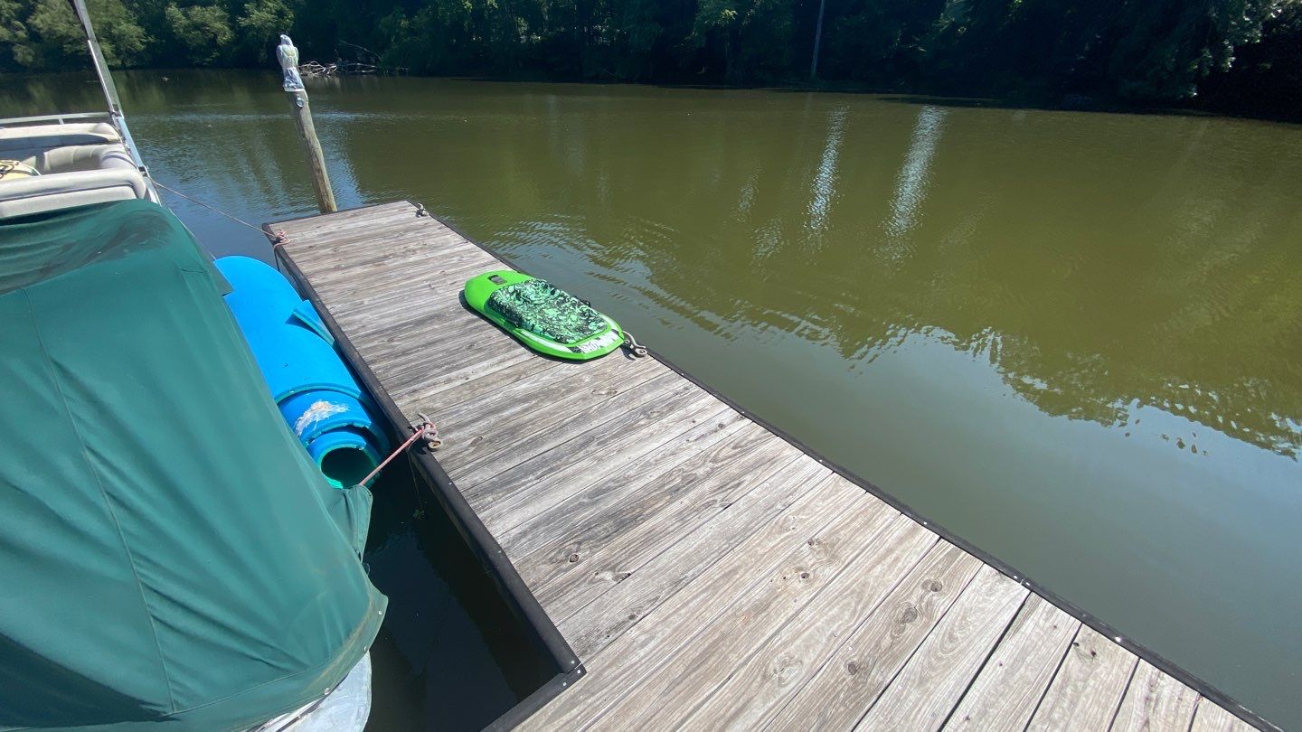 coated dock using Wood Sealant by DuraSeal