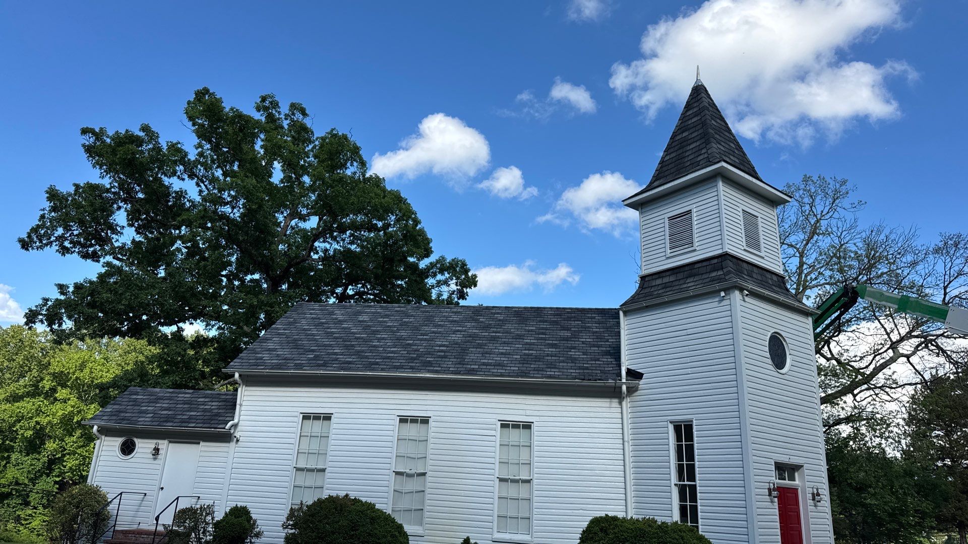Church Roof Installation using GAF Slateline by ExteriorPros