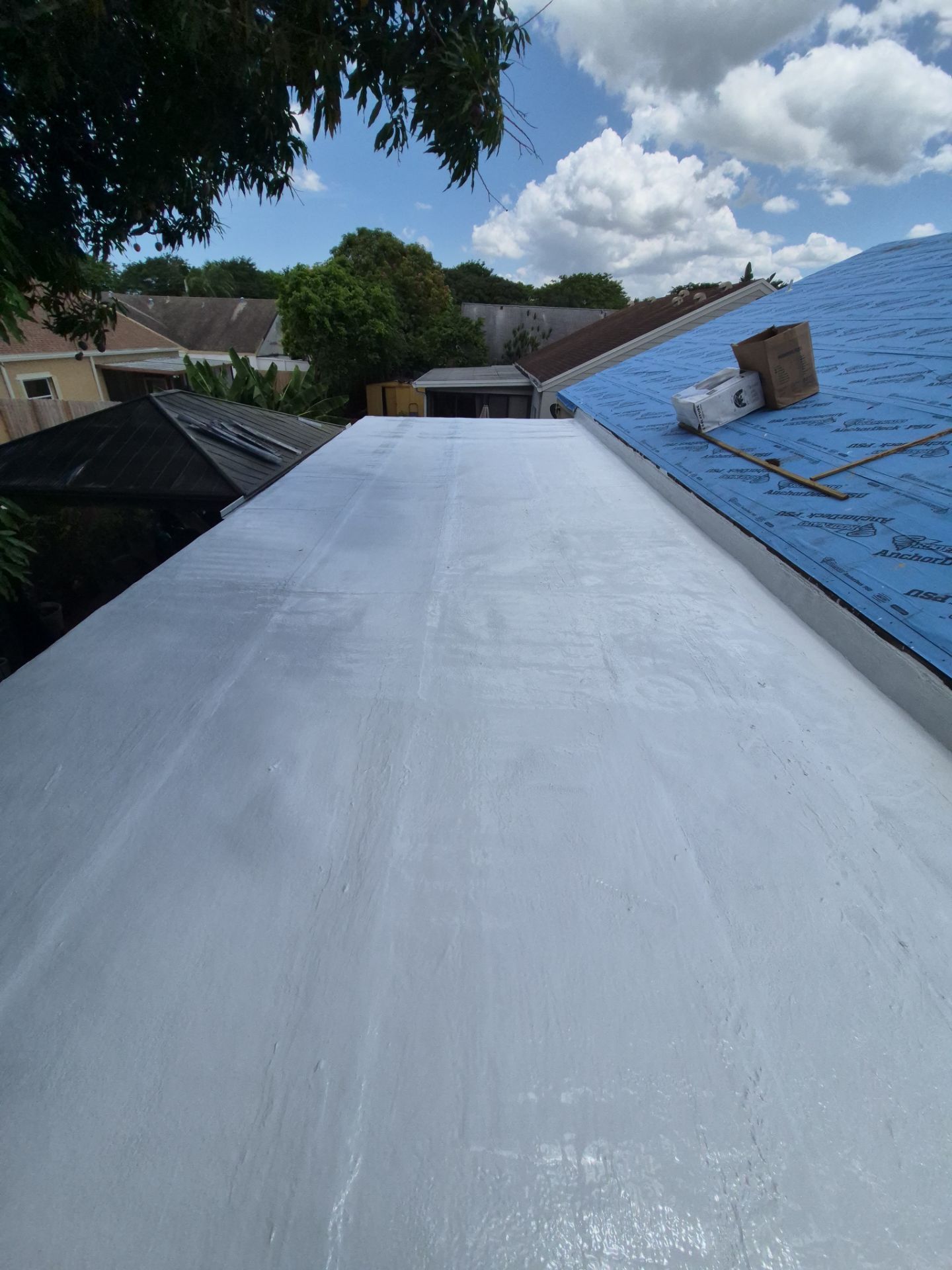 Residential Roofing Installation using 1.5'' Mechanical Seam by BLUES BROTHERS ROOFING