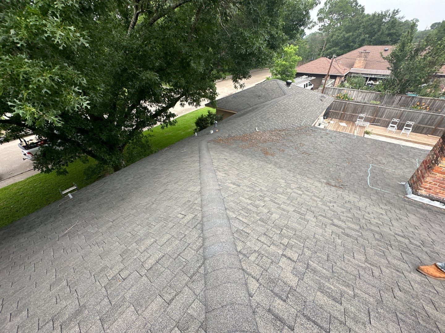 Hail Damage using Owen's Corning Duration (Lifetime) Shingles by Roof Repair Company