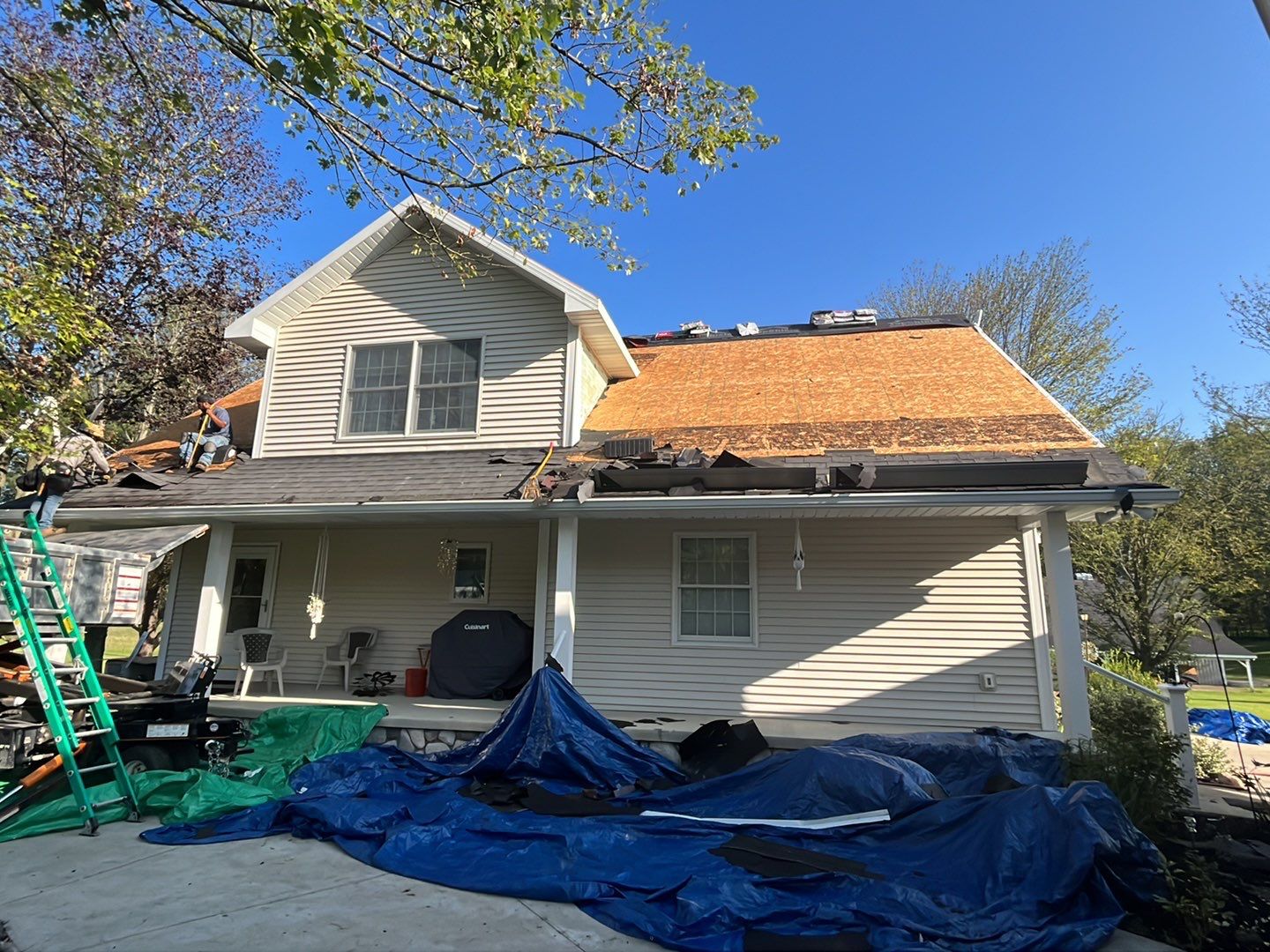 Re-roofing After A Hail Storm in Howell by Acme Exteriors