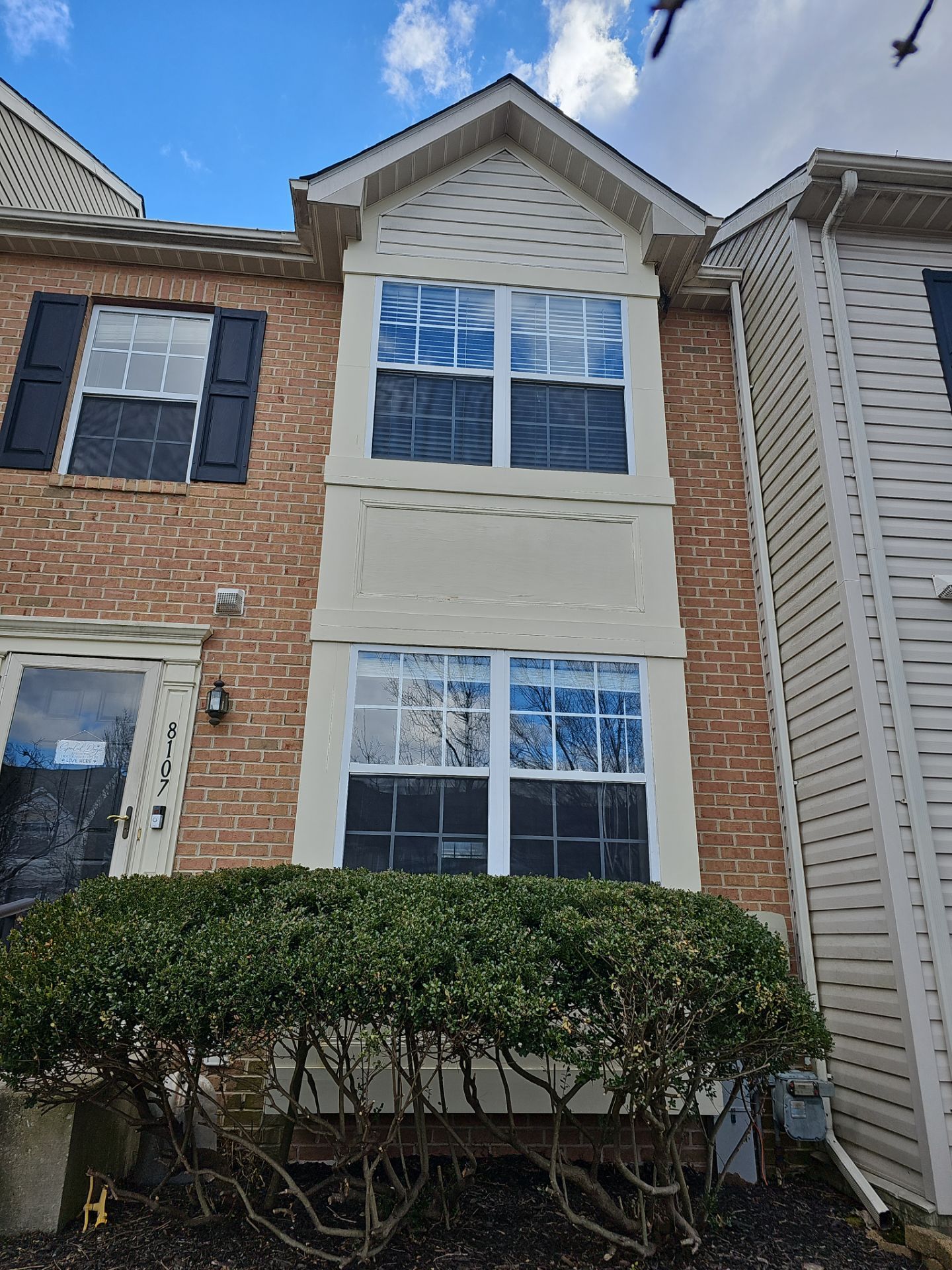 8 window replacement and bay box trim wrap by Window Depot of Annapolis