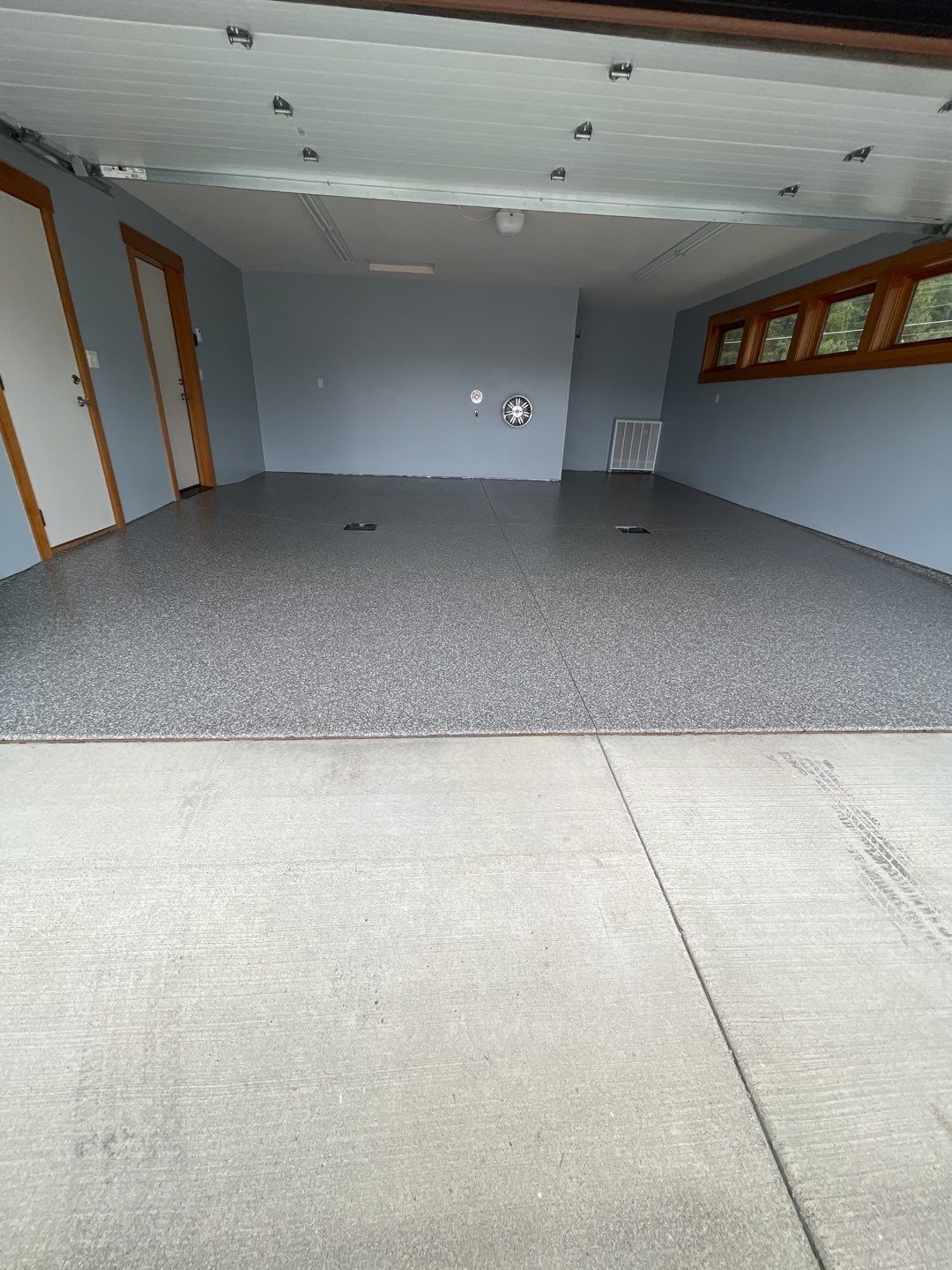 Garage Transformation using Silver Creek and the Penntek Evolution System by Croc Coatings, LLC