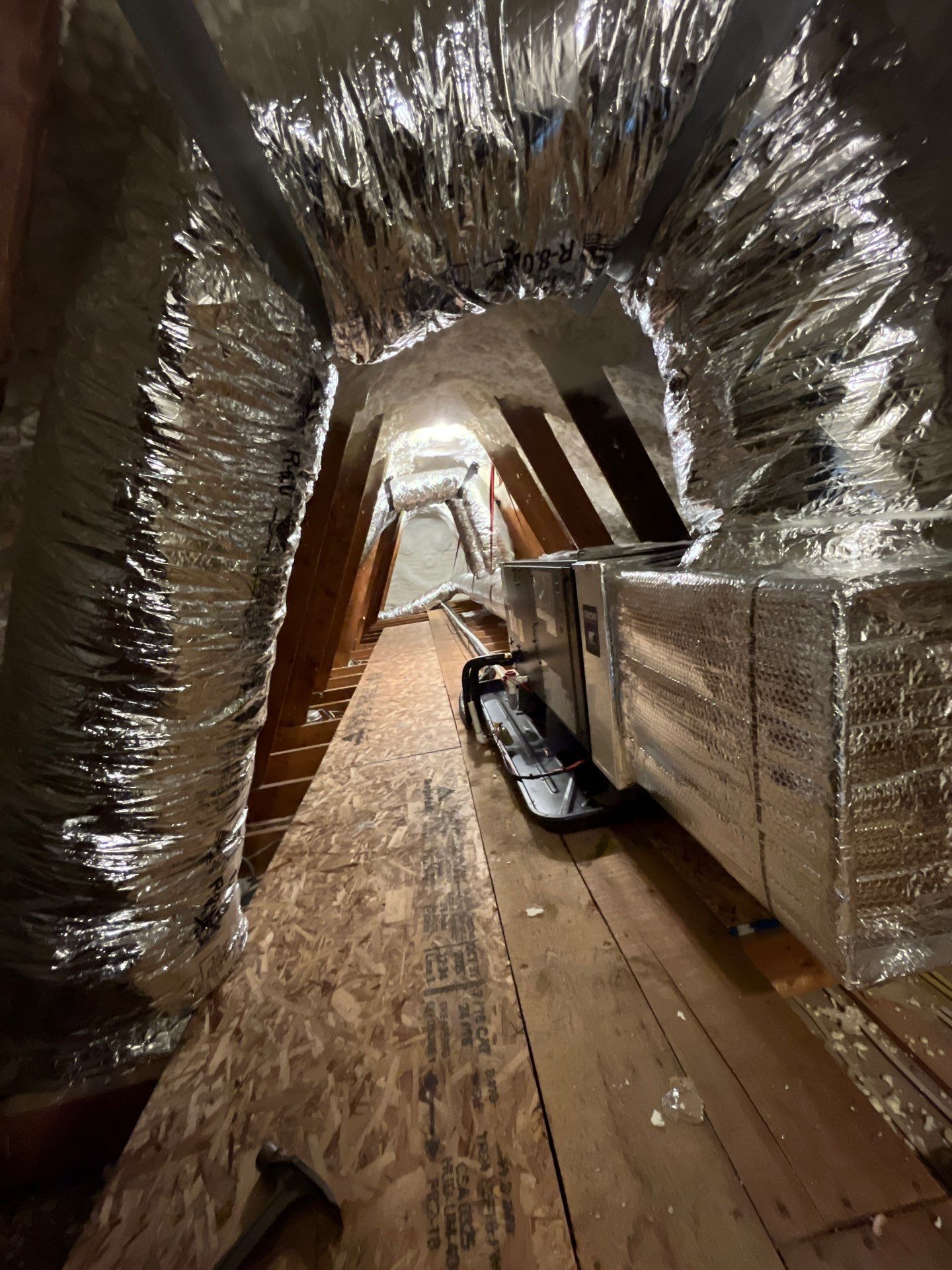 Ducted Mitsubishi Hyperheat System  by Ocean State Air Solutions