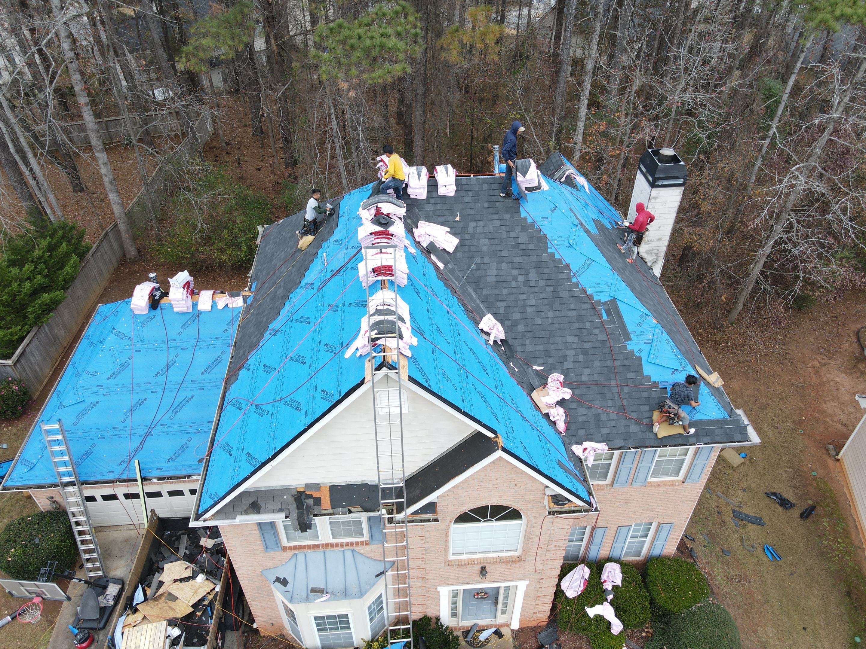 Residential Roofing Installation using Owens Corning by Inspector Roofing and Restoration