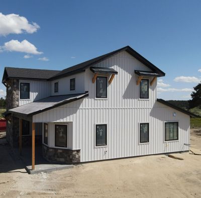 Steel siding installation on a new construction home!