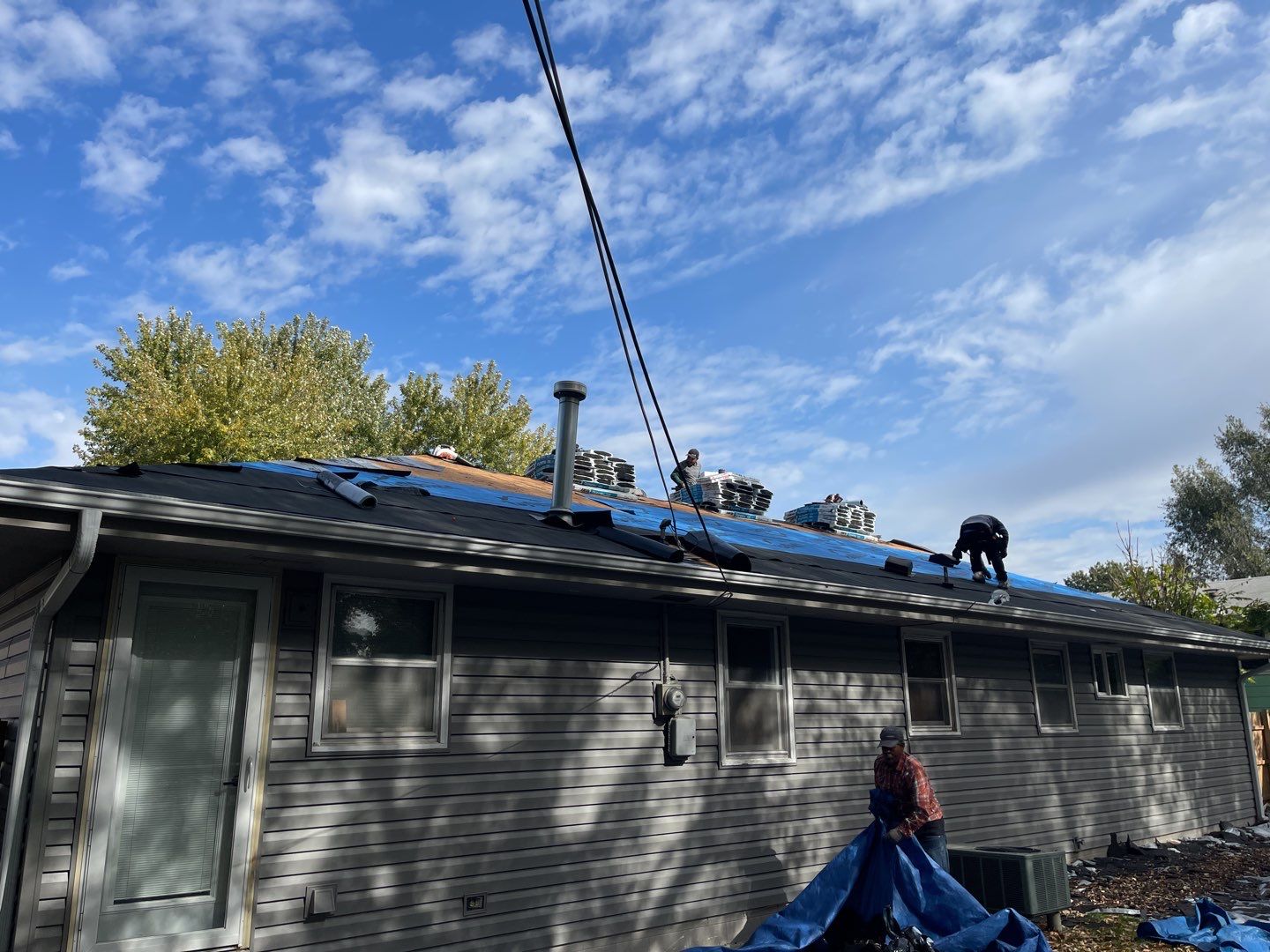 Residential Roof, Siding and Gutters using IKO Dynasty Castle Grey by Lightning Exteriors