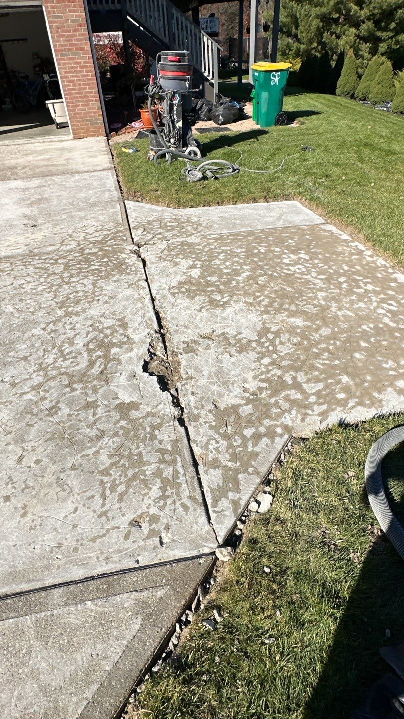 Twilight Driveway Project in Bridgeville by Floors in a Day, Inc