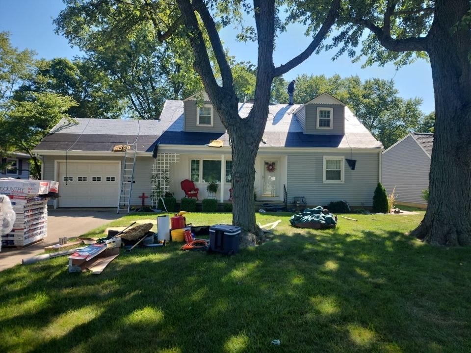 Residential Roofing Installation using GAF Timberline HDZ Charcoal by Nitro Roofing and Construction