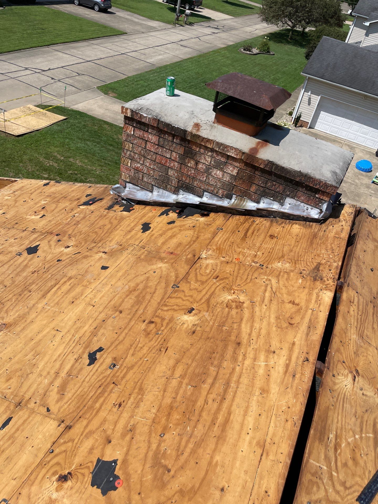 Residential Roofing Installation using GAF Timberline HDZ Oyster Grey by Rainstoppers Roofing