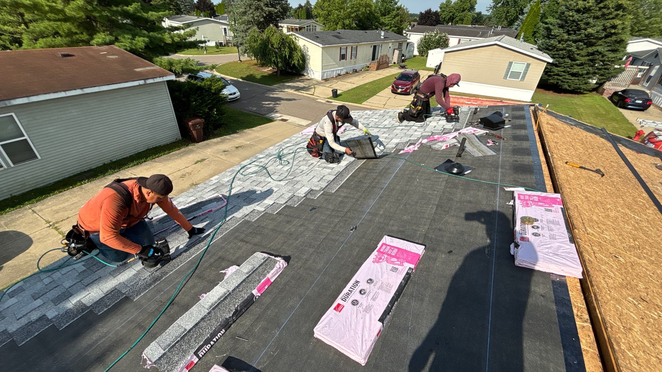 Roof Replacement using Owens Corning Sierra Gray by 180 Contractors