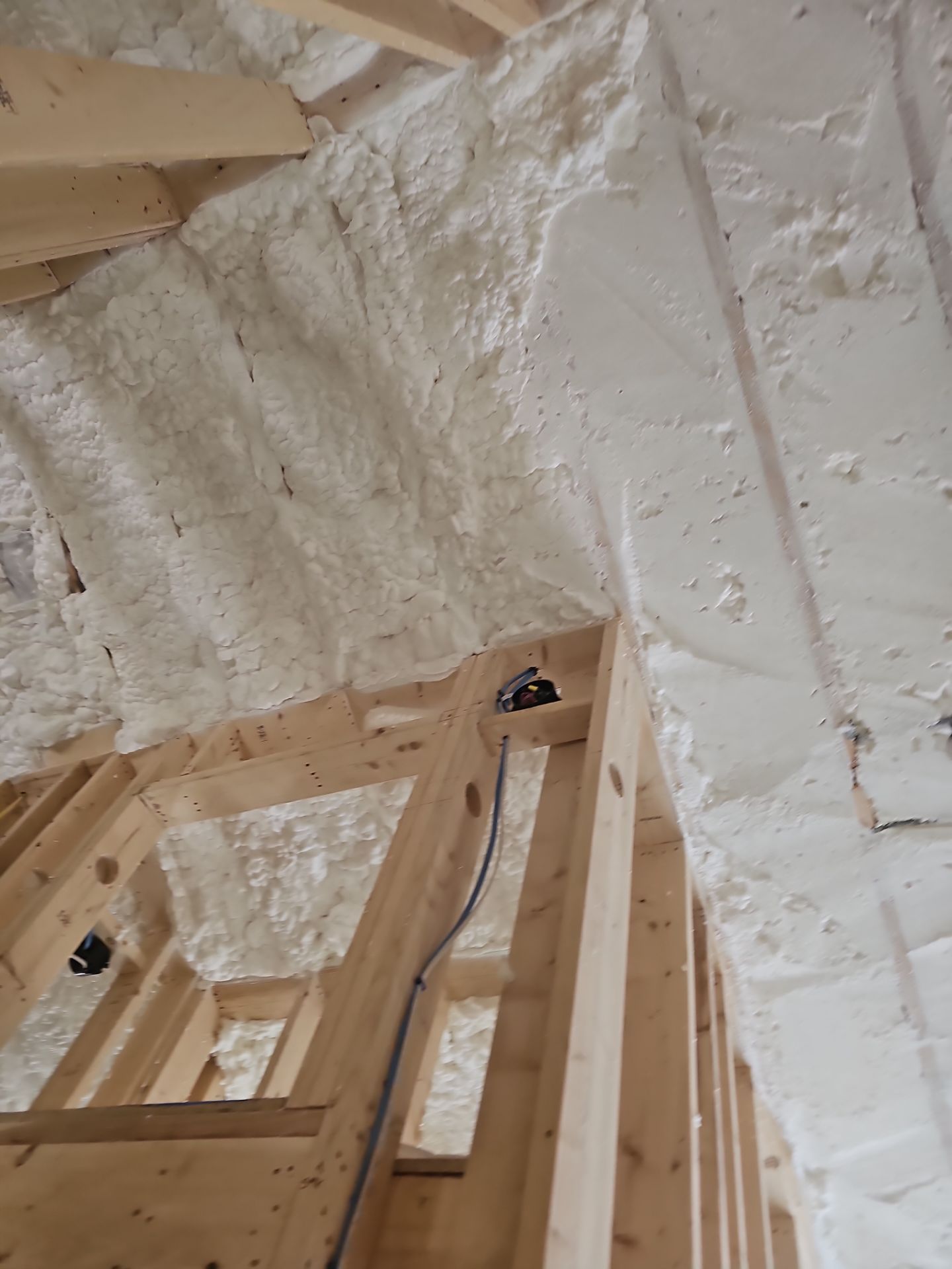 Spray Foam Insulation using open cell spray foam by NYS Foam & Energy