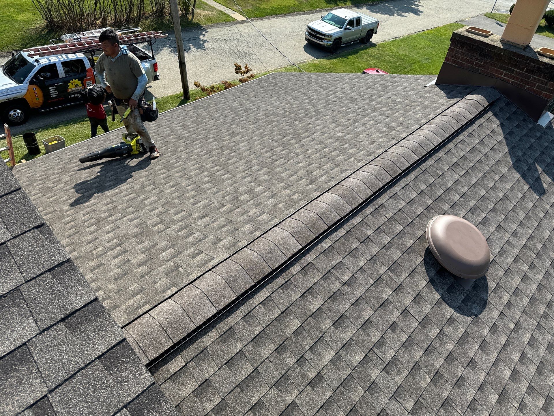 Residential Roofing Installation using GAF HDZ SHINGLES by La Bendicion Contruction Llc