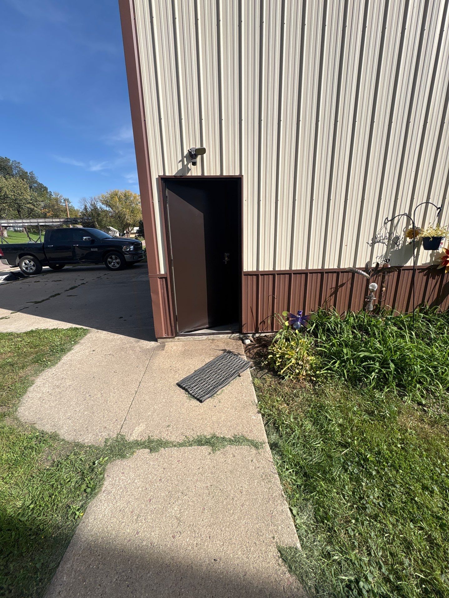 Exterior Painting for Residential Foundation and Metal Shop in Humboldt by Select Painting, Coatings & Garage Cabinets