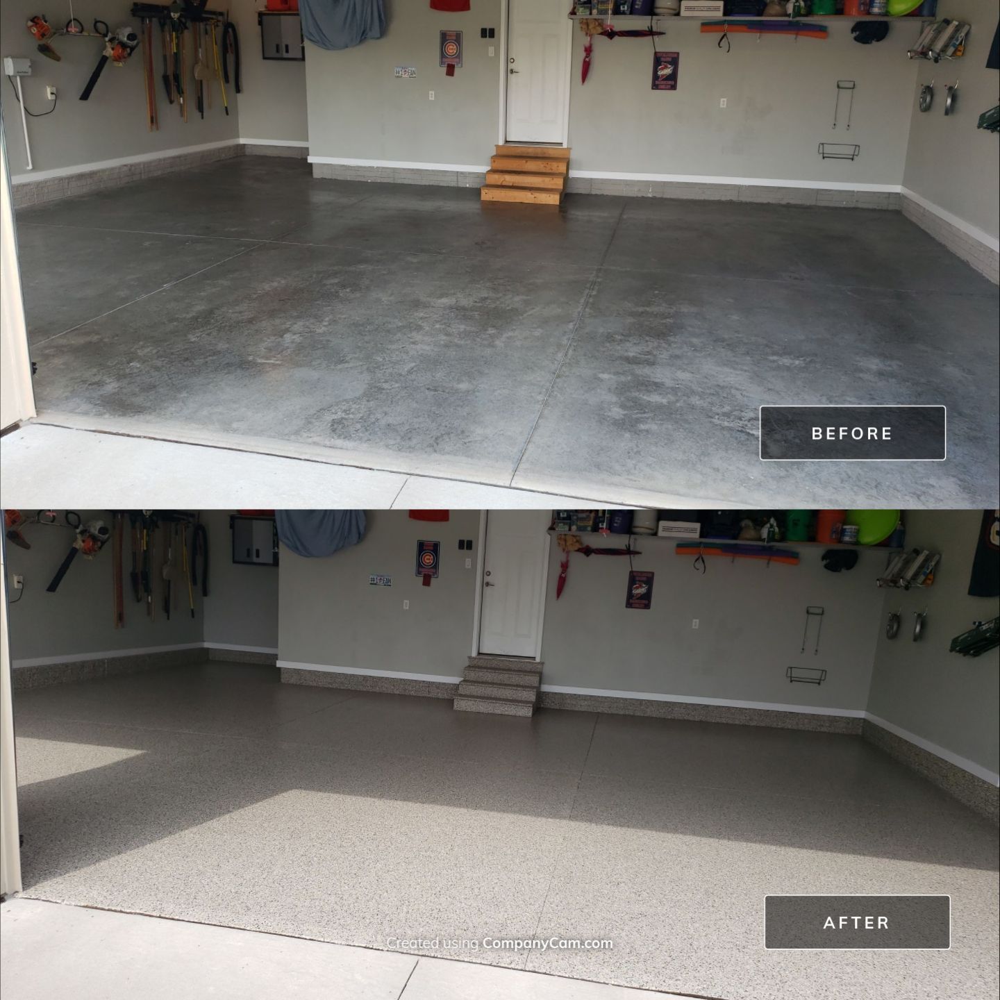 Grimes, IA Transformation: Professional Grade Garage Floor Coating by Revival Concrete Coatings