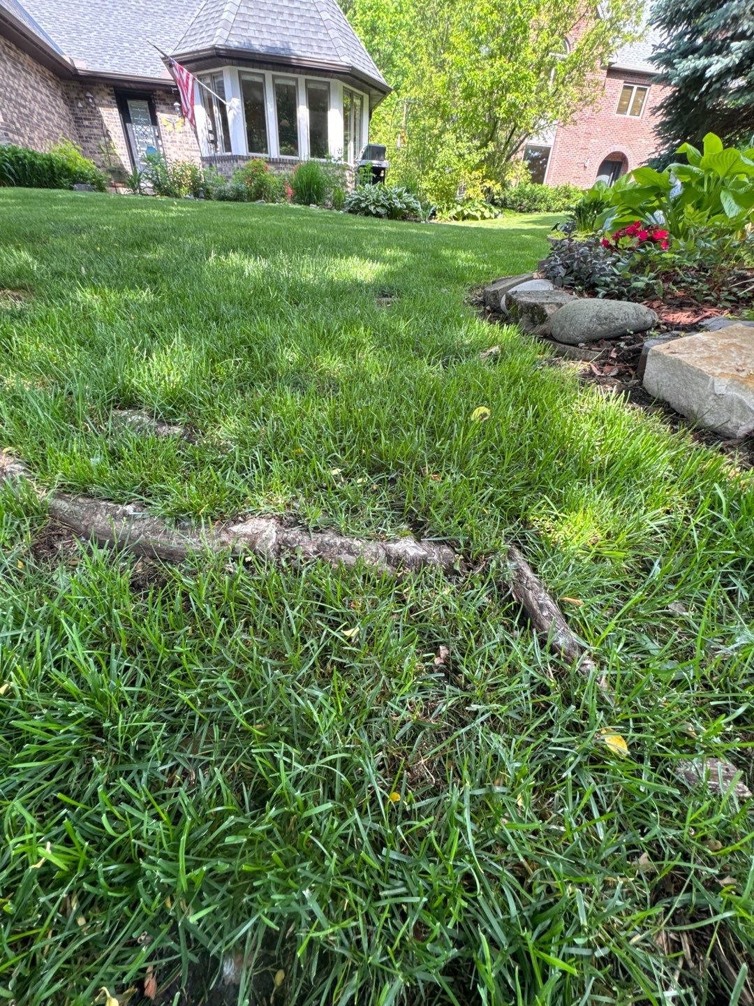 Buried Yard Drainage Installation in Plymouth, MN by Waterproofing Northeast