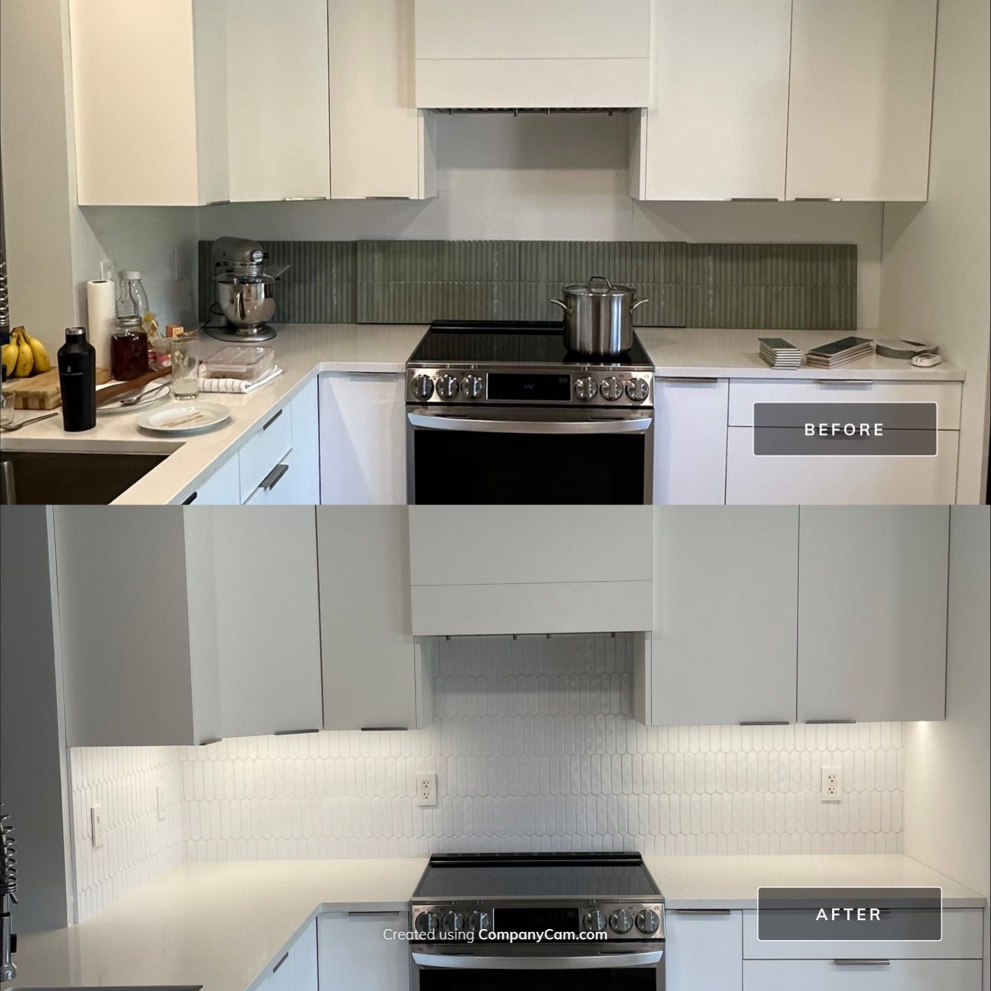 Backsplash in Victoria Park by Broward Tile Guys