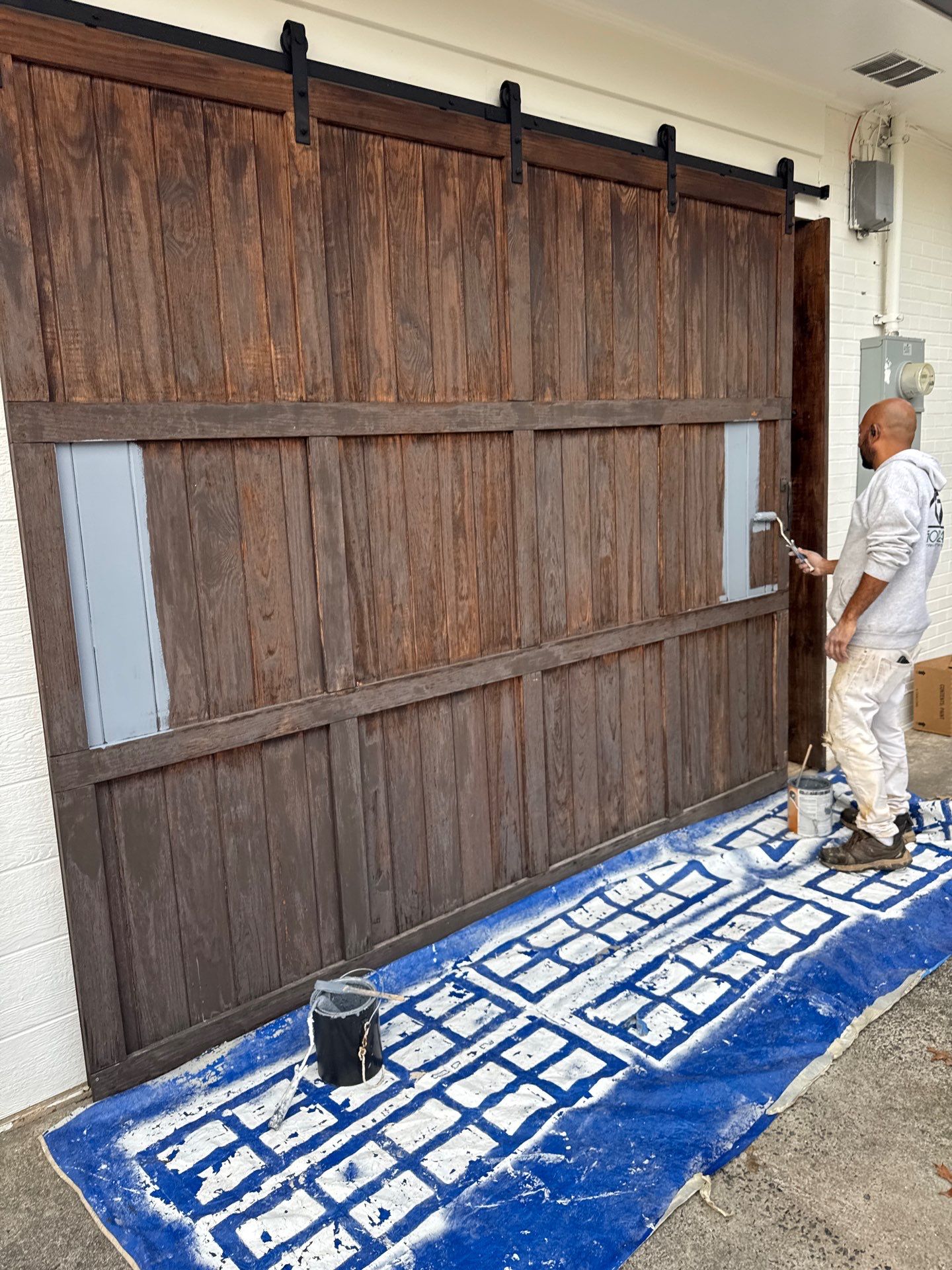 Exterior Brick Painting by GonzalezPainters & Contractors Inc 