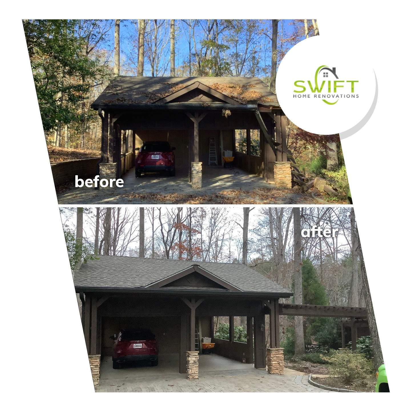 Woodstock Carport Restoration and Exterior Structural Repairs by Swift Home Renovations
