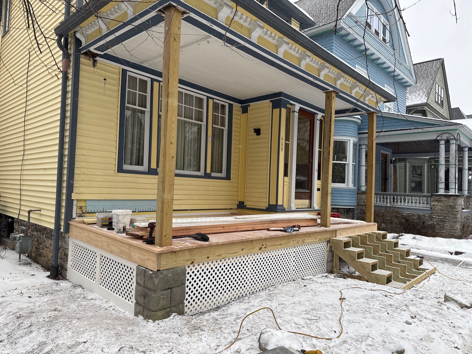 Porch by Ivy Lea Construction