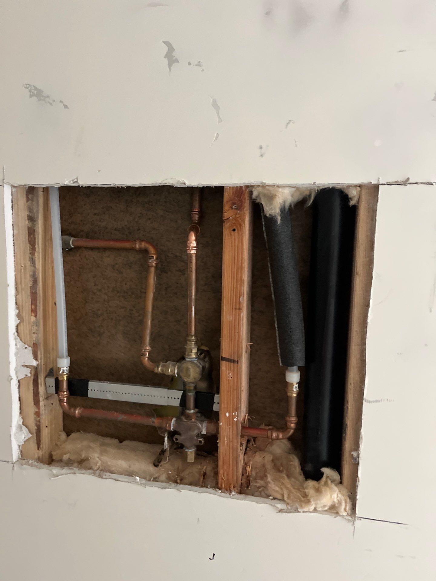 Shower piping Installation by Us Plumbing