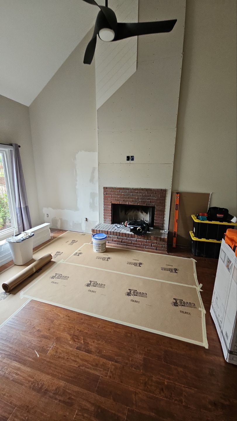 Ridgeway Parc - Chimney Buildout by Pillar and Pine