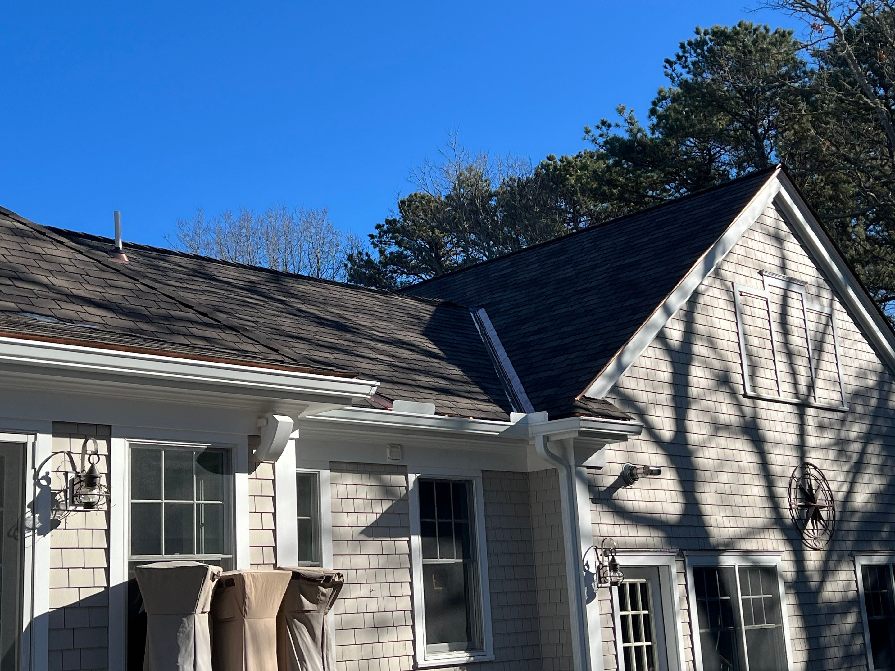 Premium Cedar Shake Roof Replacement Project in Barnstable by Mighty Dog Roofing of Greater Middlesex County