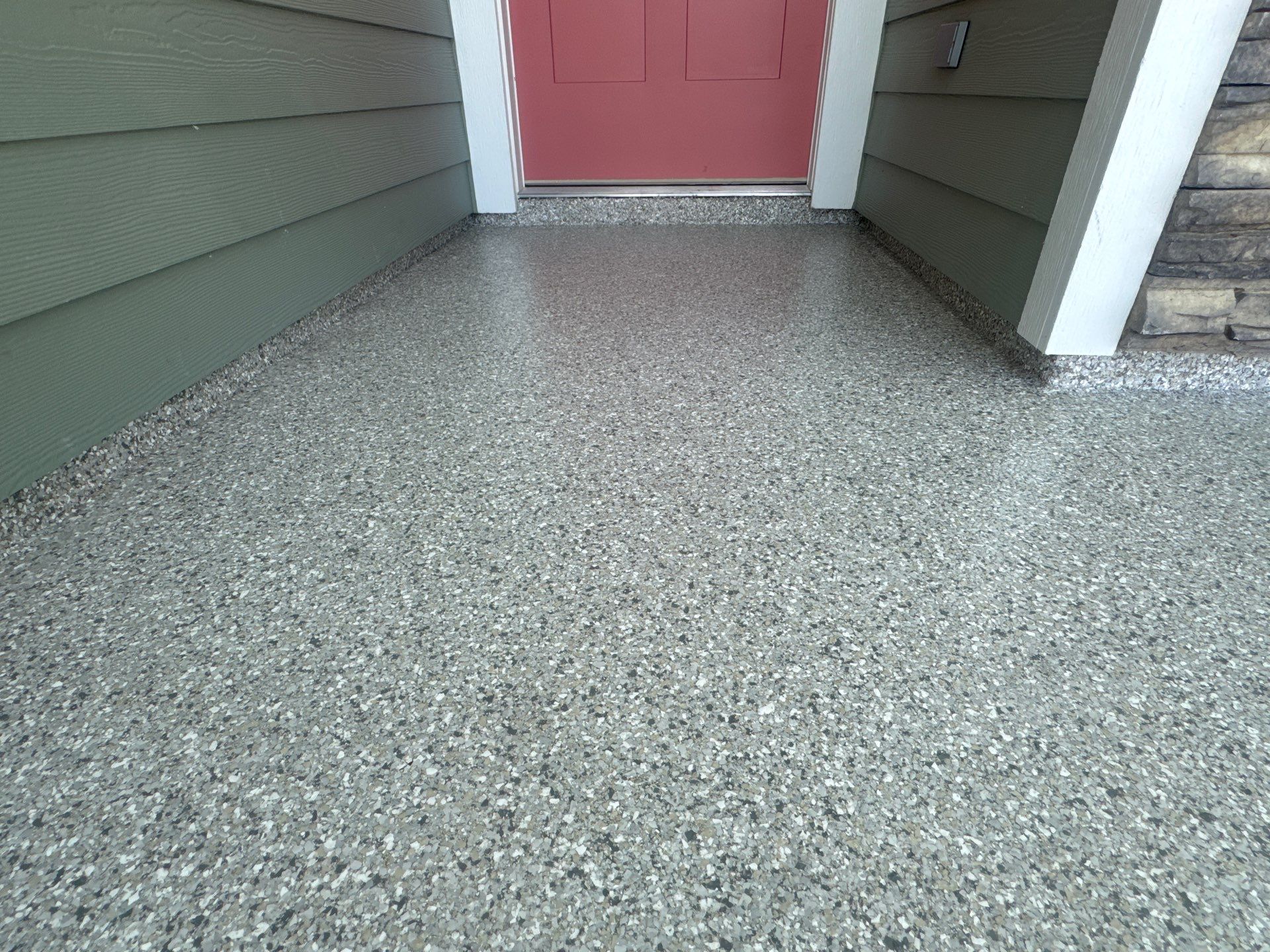 Porch Project in Gainesville, FL in Mount Everest by Cross Creek Concrete Coatings