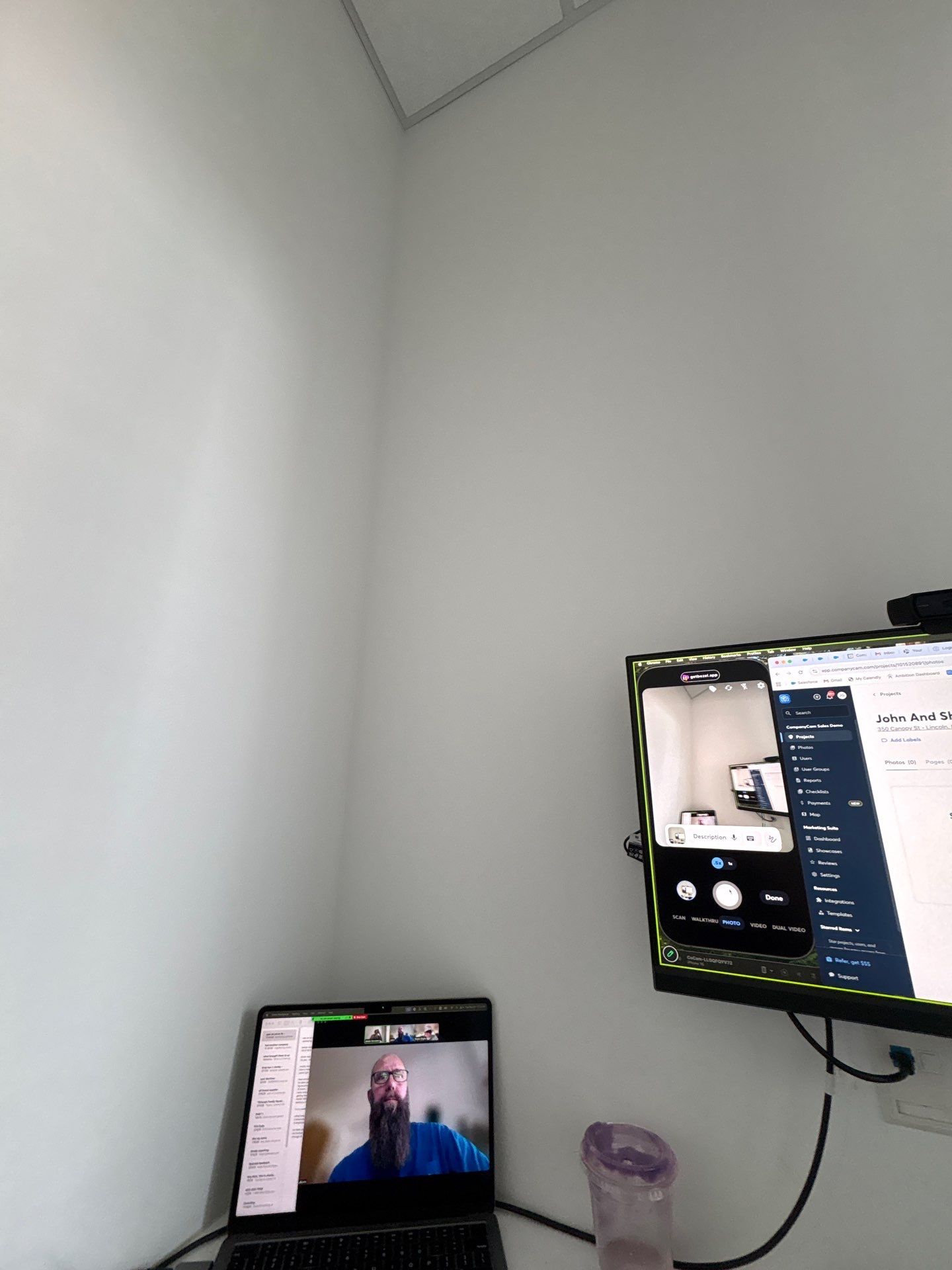 Office Setup and Glass Door Installation in Lincoln by CompanyCam Sales Demo