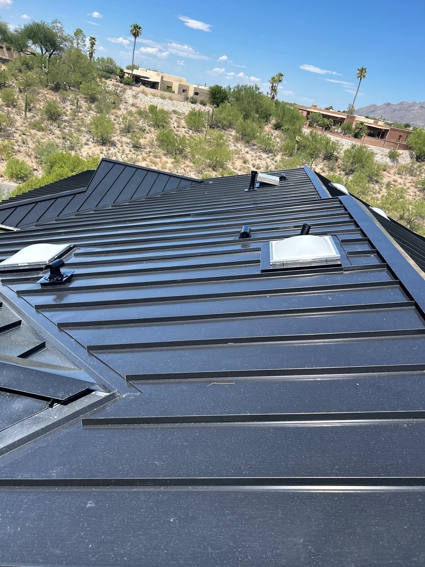 Black Standing Seam by Reimagine Roofing