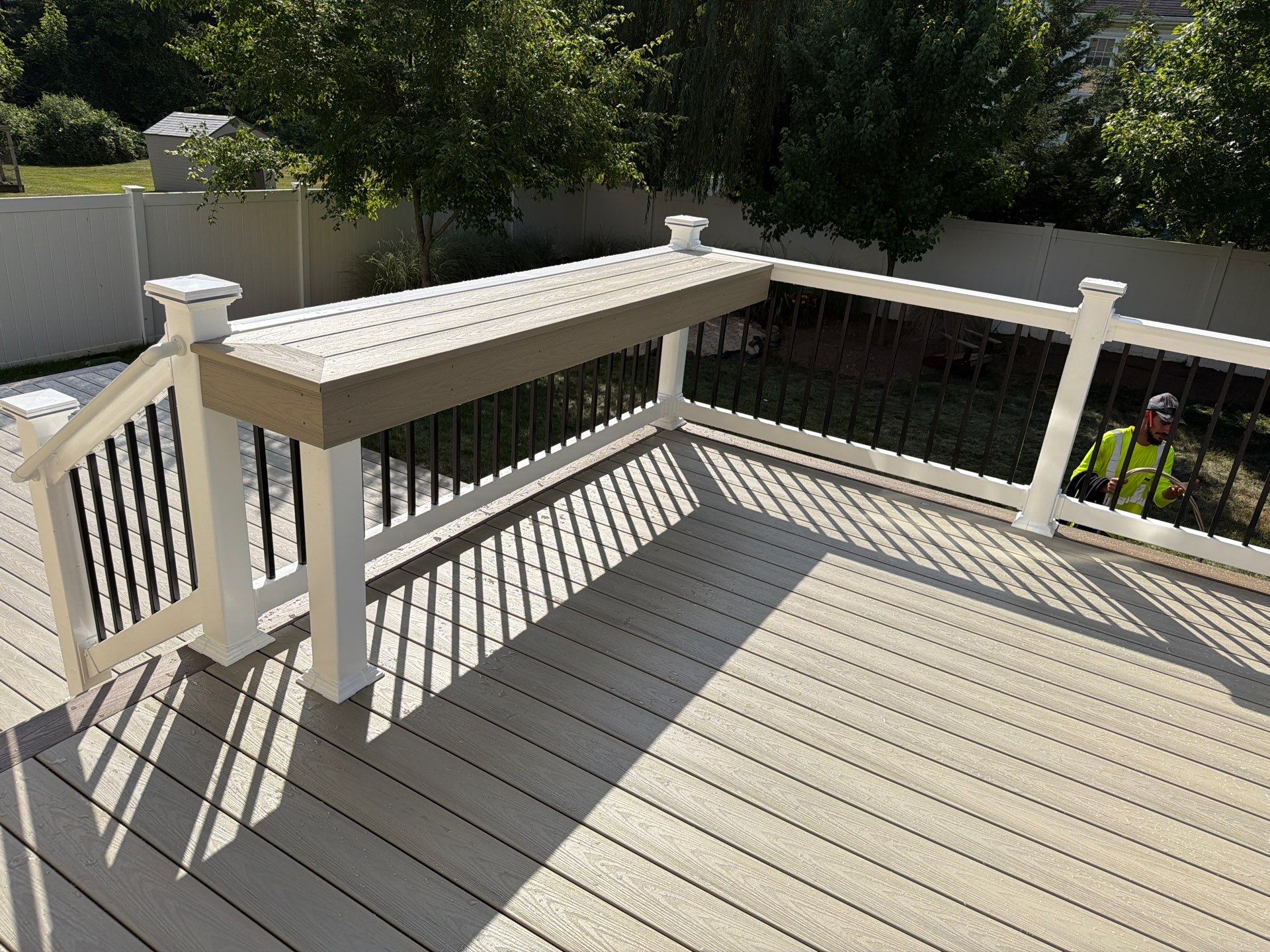 New Deck in Fieldsboro, New Jersey by deck guardian