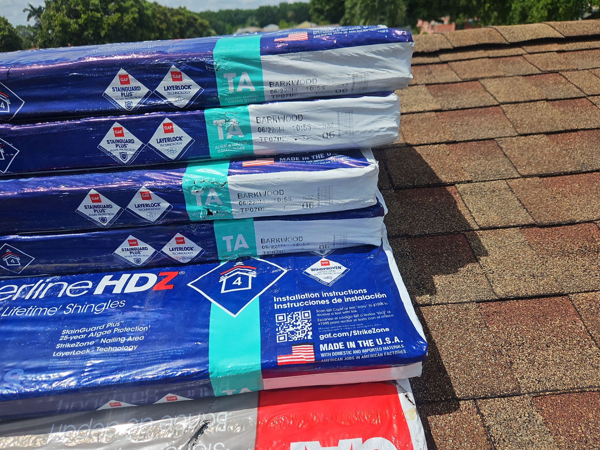 Residential Roofing Installation using GAF by BLUES BROTHERS CONSTRUCTION CORP