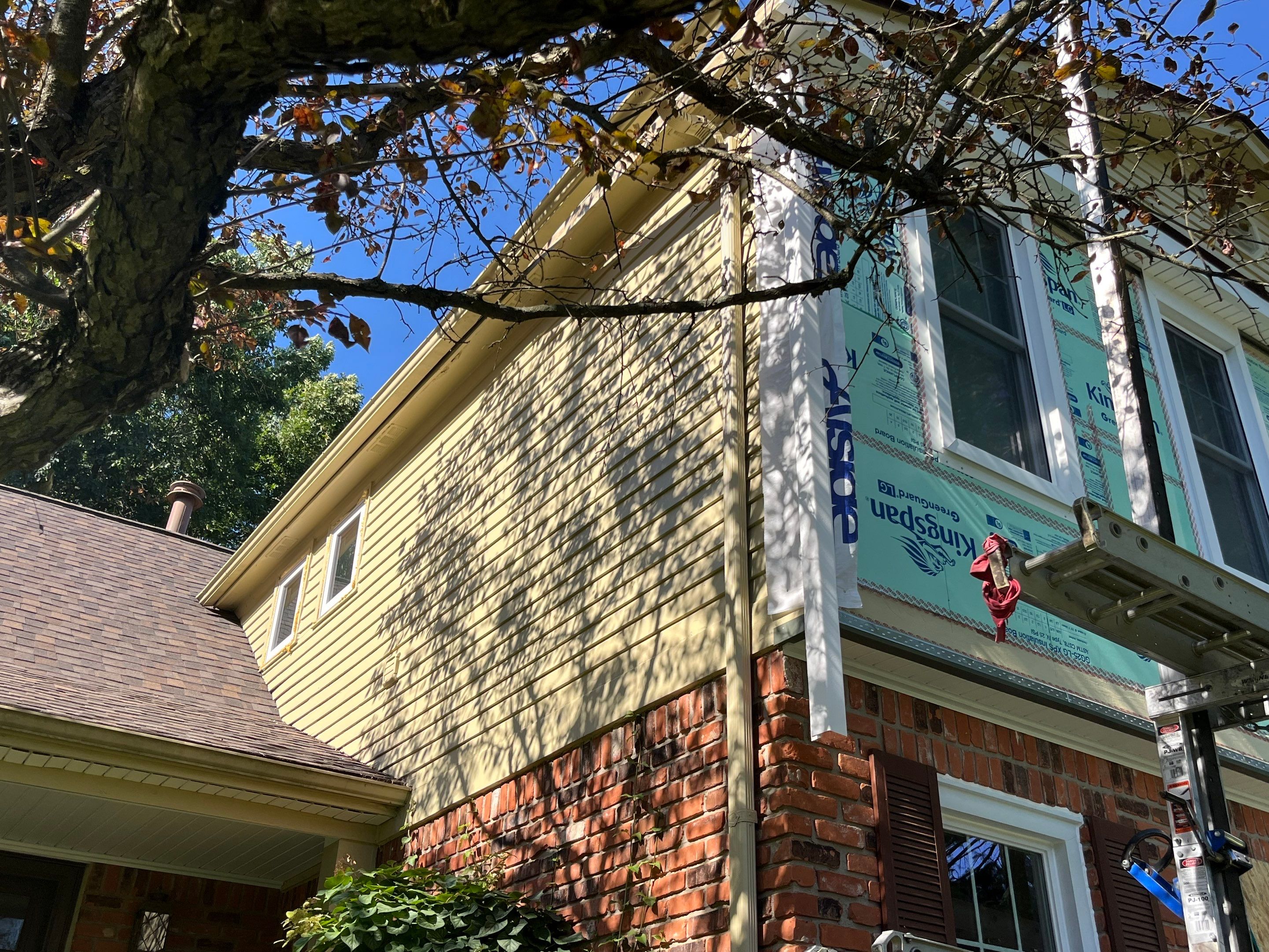 Siding Replacement using Alside Deep Moss by 180 Contractors
