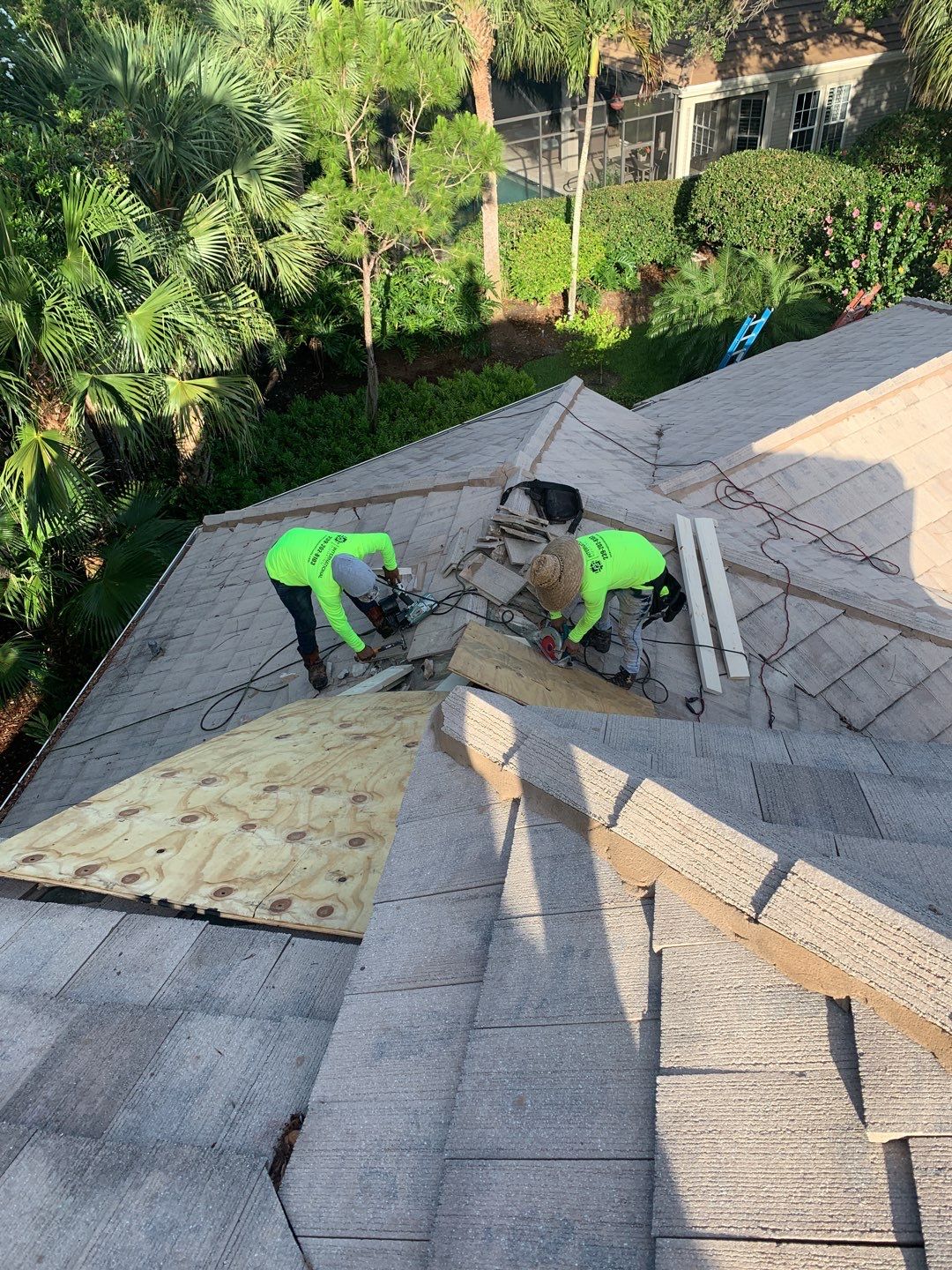 Residential Roofing Installation using Concrete Tile in Bonita Bay Community by International Roofing