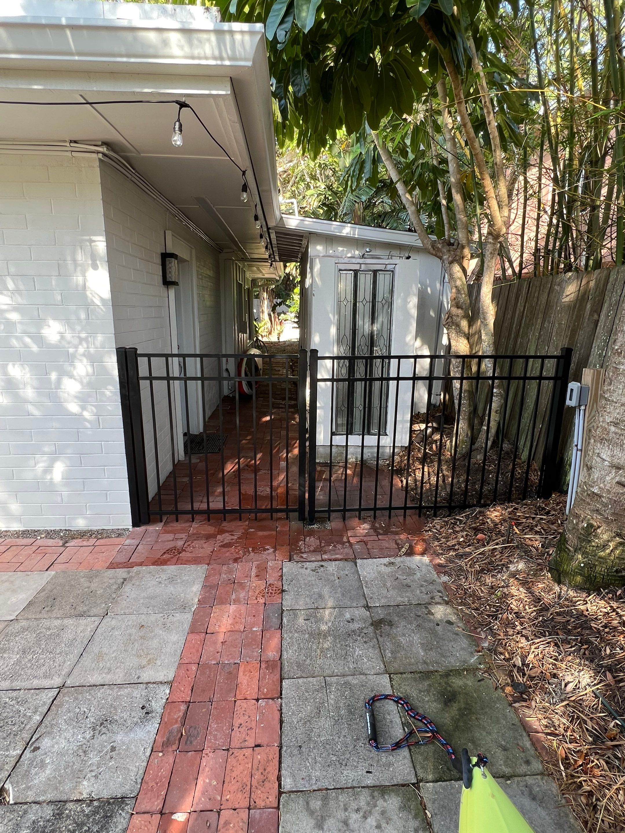 Sarasota, FL 4ft. Tall Black 3-Rail Aluminum Fence by Asap fence and gates, LLC
