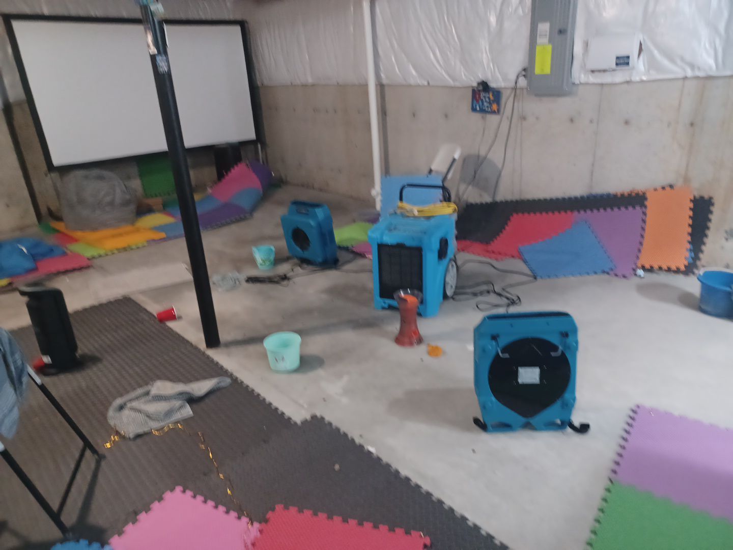 Project in South Lyon by EzDry Water Mitigation & Property Restoration